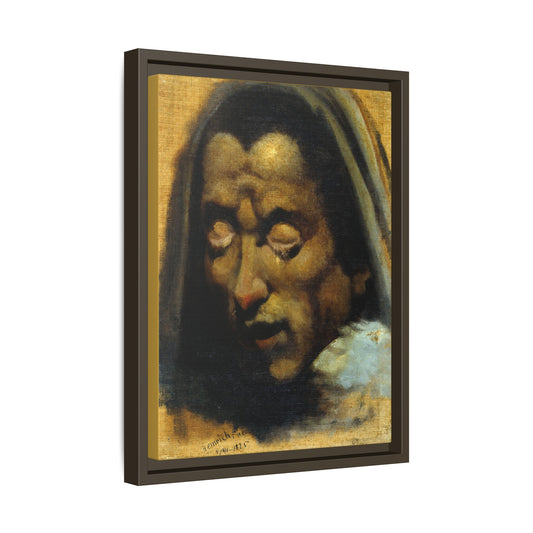 Two Heads of Damned Souls from Dante’s Inferno. 1802. Matte. Framed Canvas.