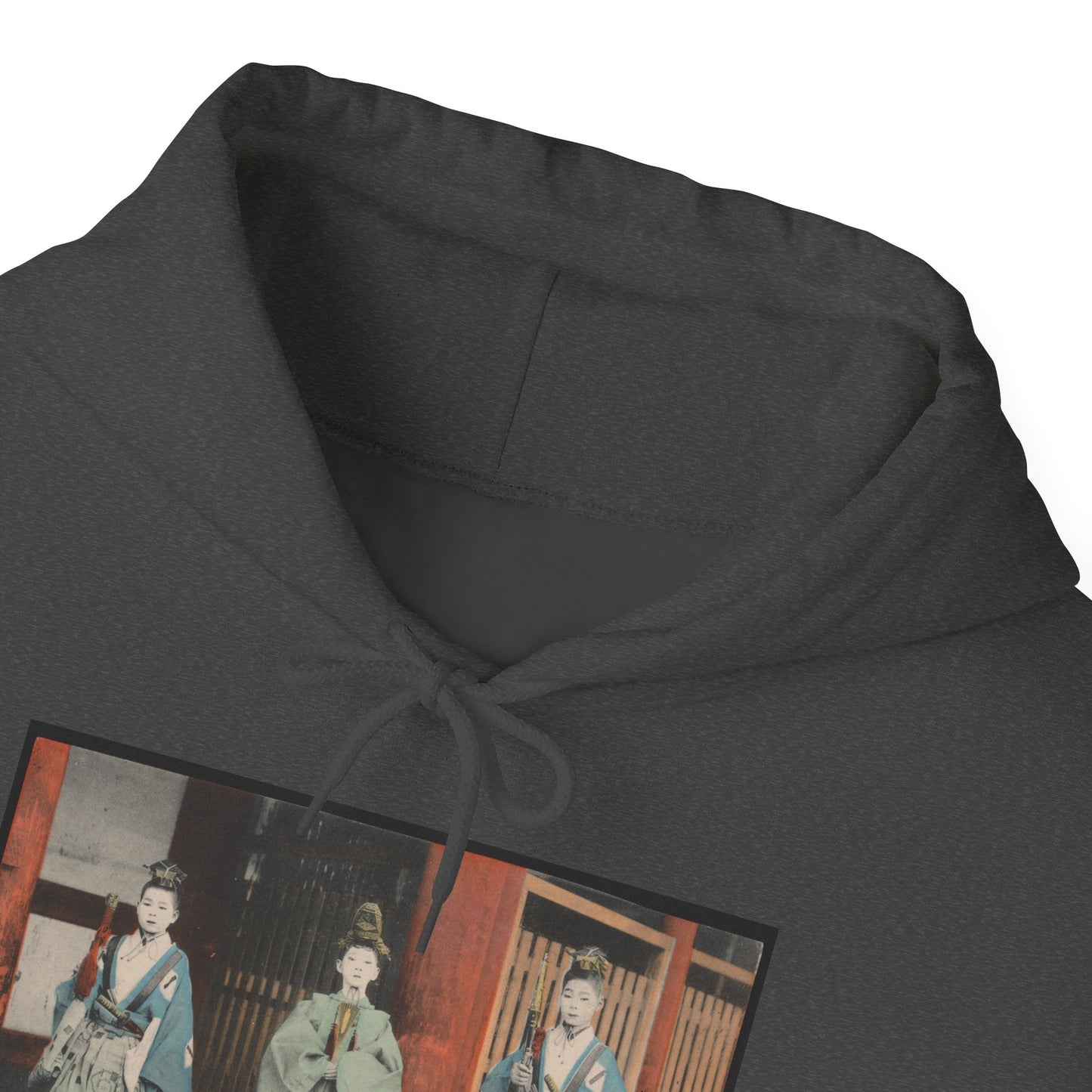 Authentic Gion Matsuri Chigo Vintage Postcard Print | Early 1900s Kyoto Shinto Ritual | Print Hoodie