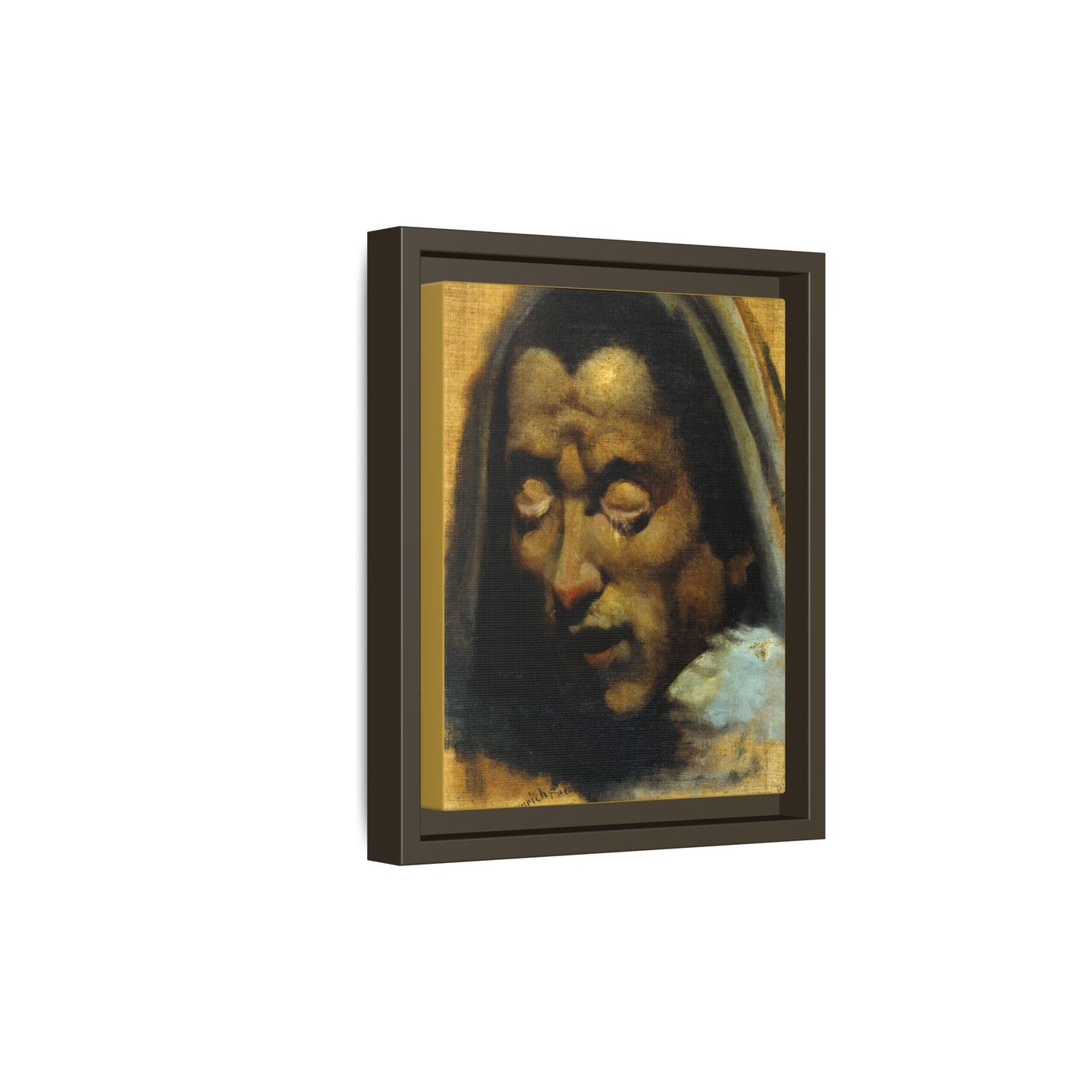 Two Heads of Damned Souls from Dante’s Inferno. 1802. Matte. Framed Canvas.