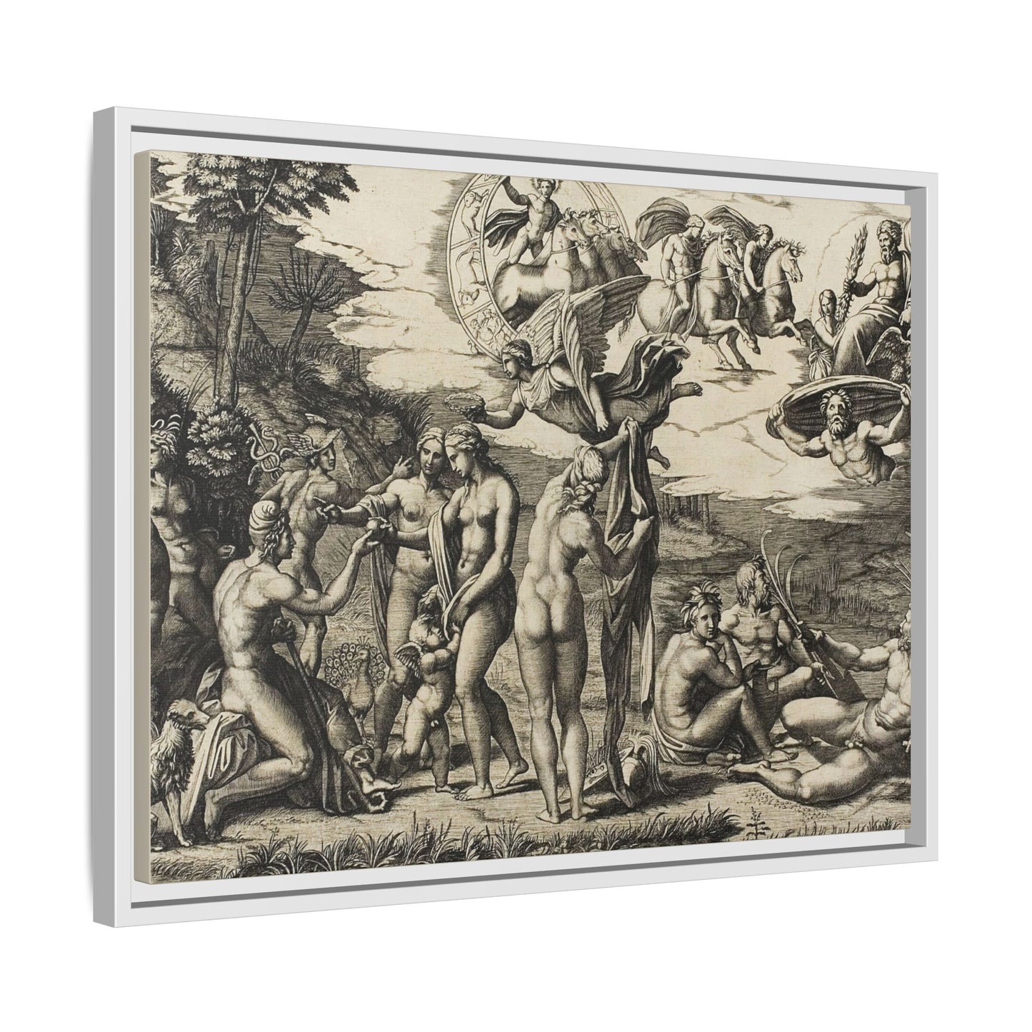 The Judgment of Paris (Marcantonio Raimondi after Raphael, c. 1517–1520)