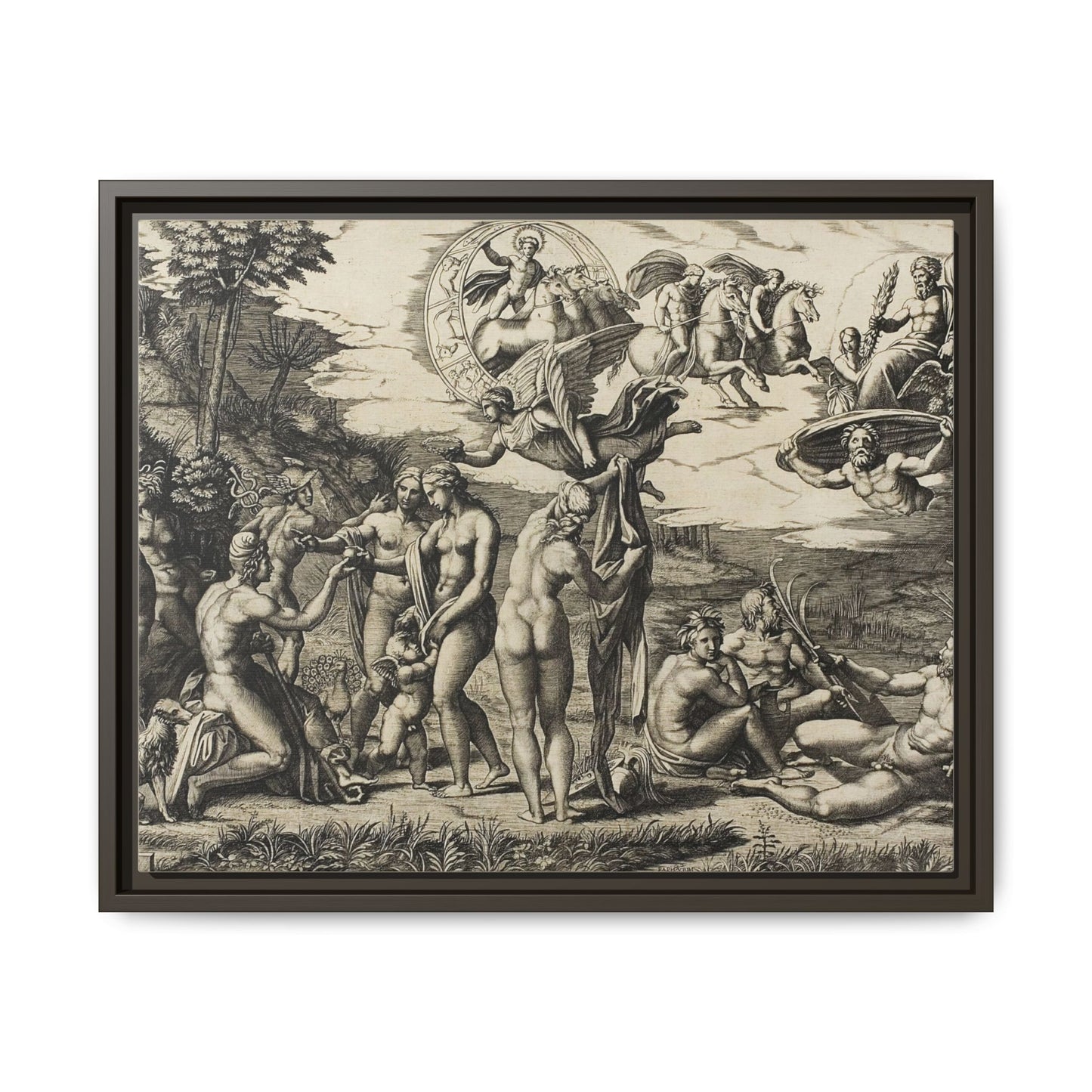 The Judgment of Paris (Marcantonio Raimondi after Raphael, c. 1517–1520)