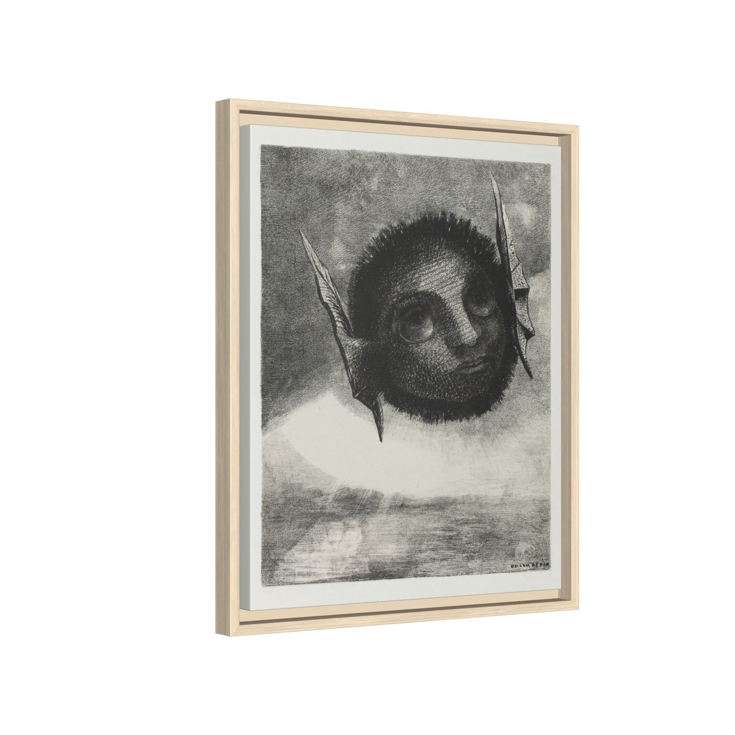 Gnome: Plate Six from In Dreams – Odilon Redon, Paris. Matte. Framed print.