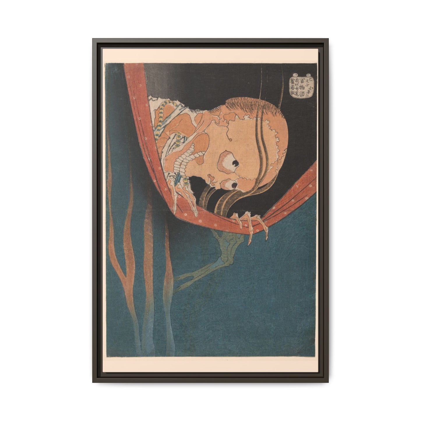Kohada Koheiji – One Hundred Ghost Stories Series. Matte. Framed canvas.