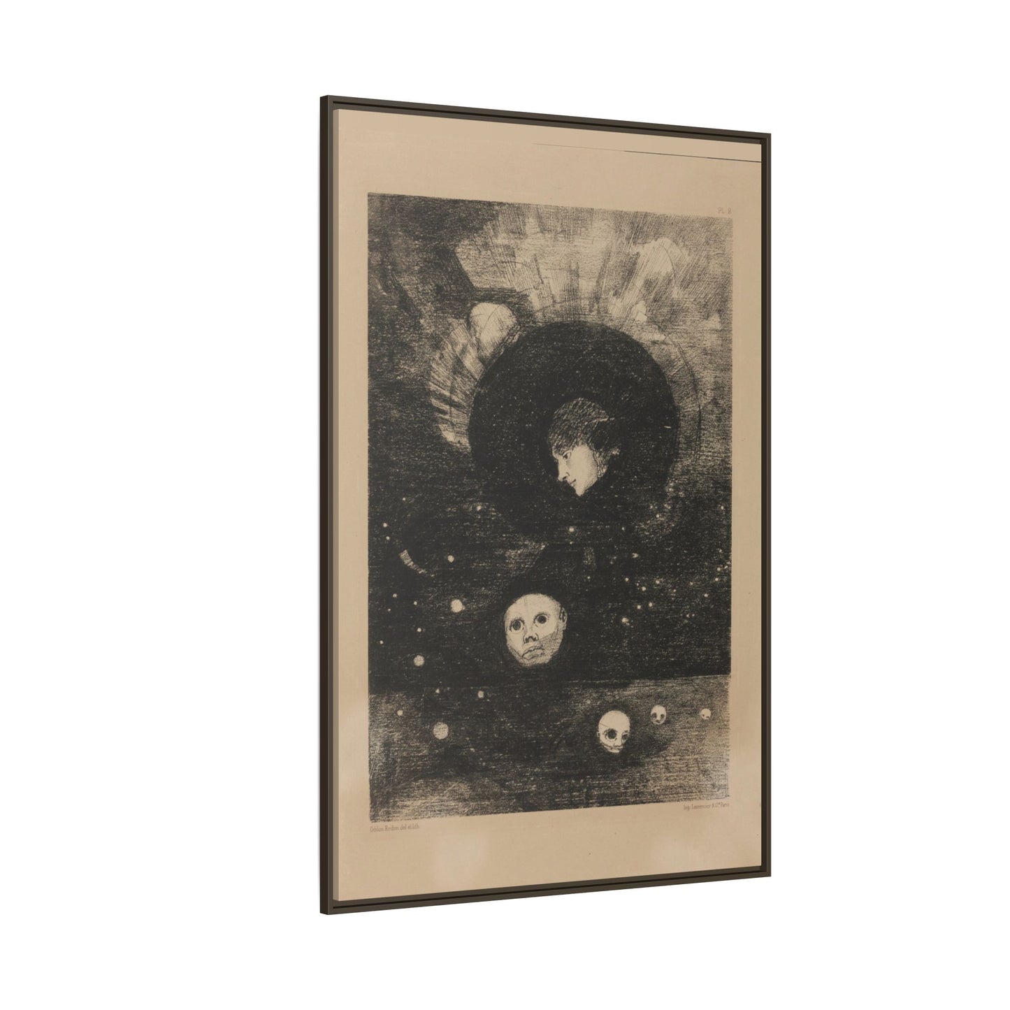 Germination: Plate Two from In Dreams – Odilon Redon, Paris. Matte.