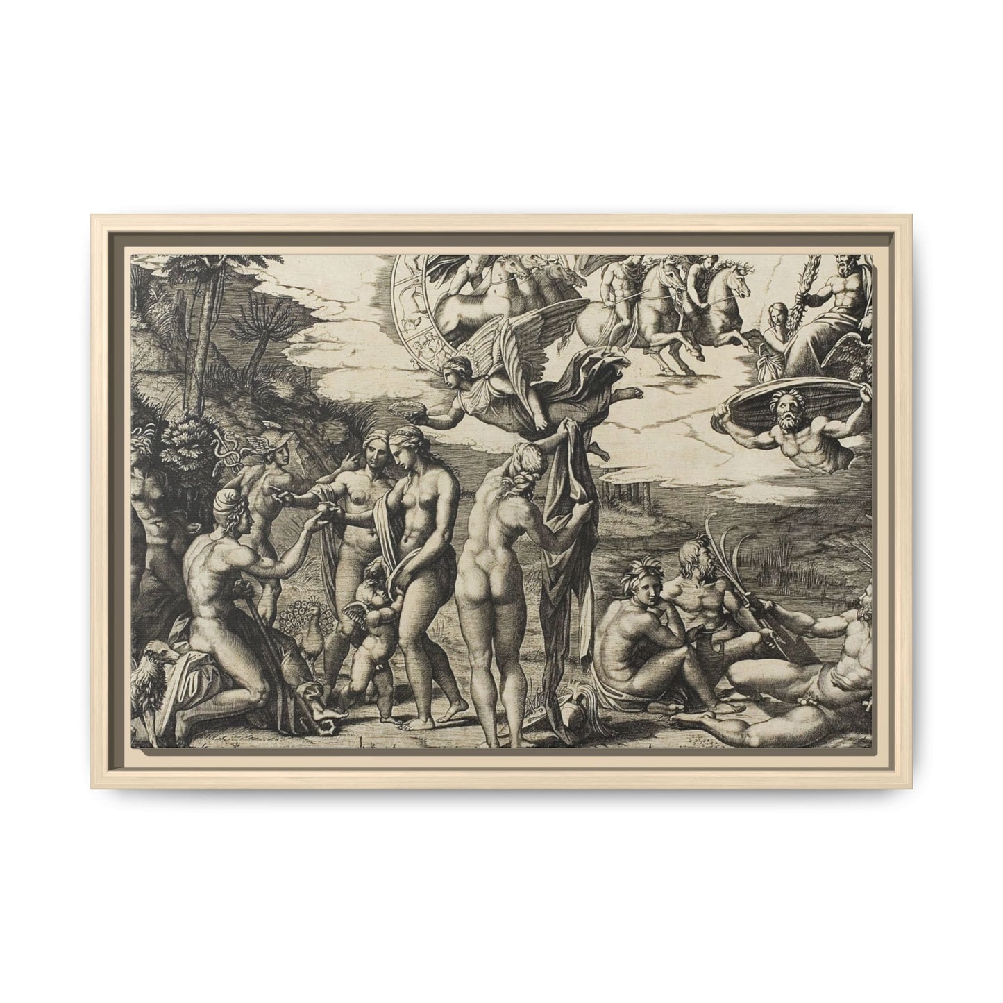 The Judgment of Paris (Marcantonio Raimondi after Raphael, c. 1517–1520)