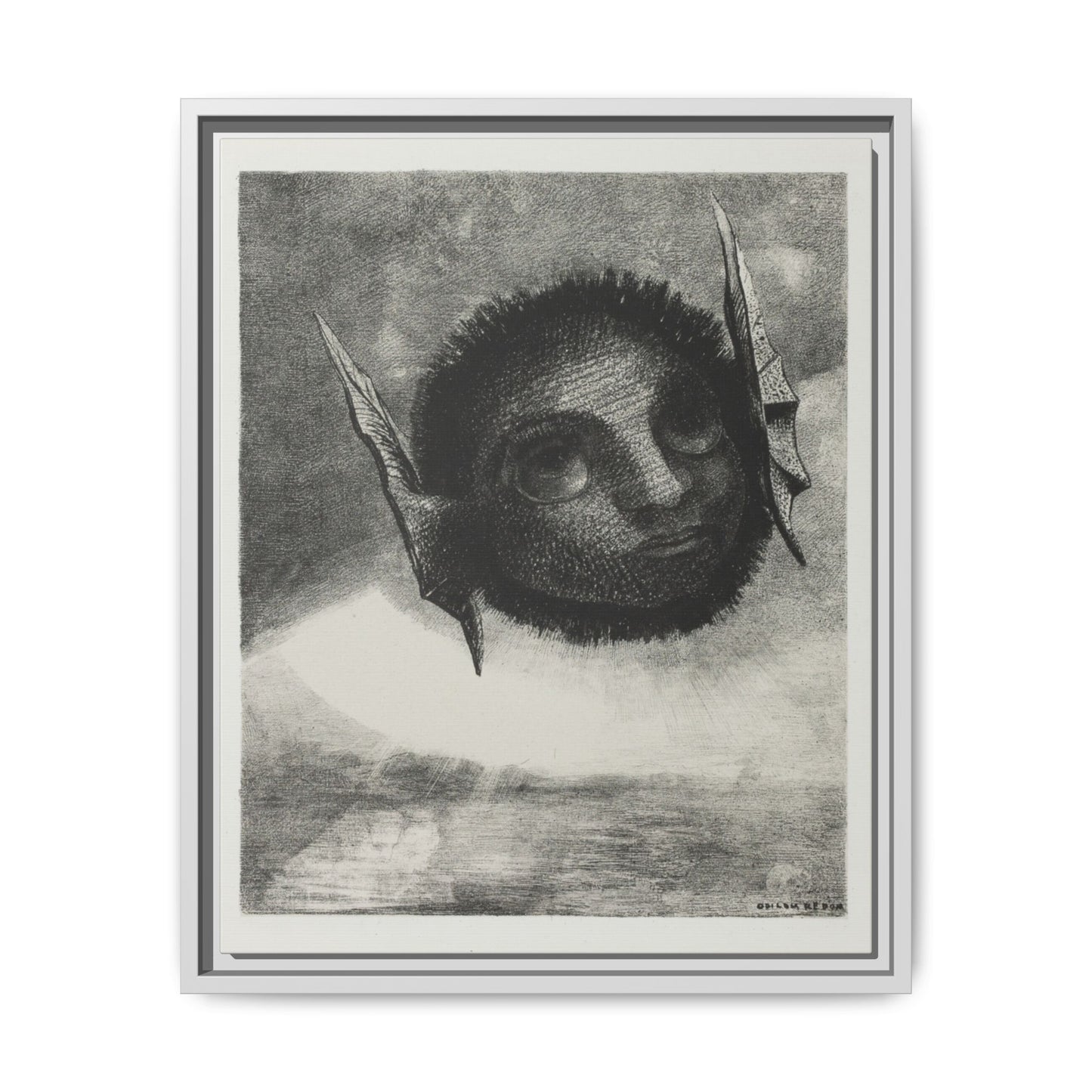 Gnome: Plate Six from In Dreams – Odilon Redon, Paris. Matte. Framed print.