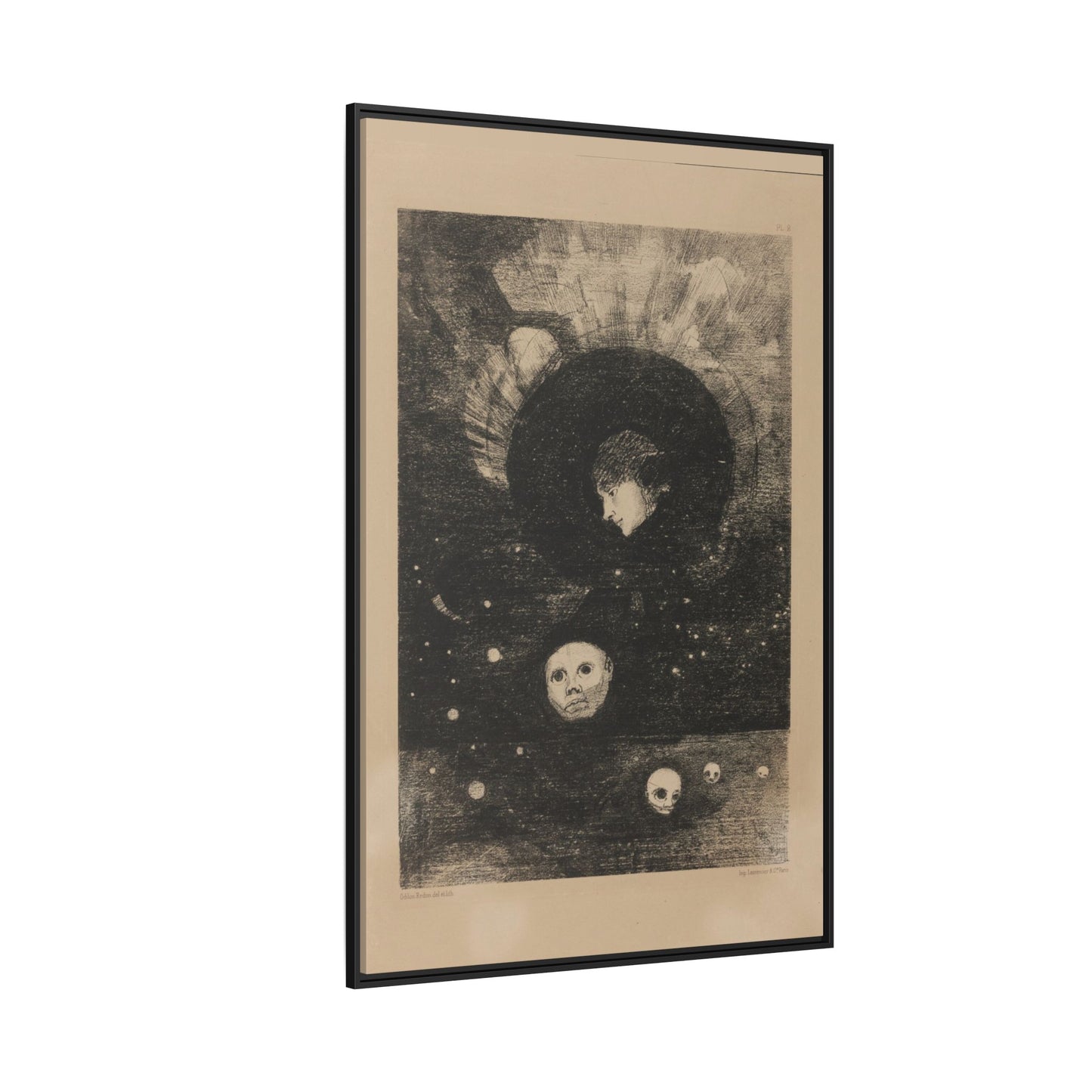 Germination: Plate Two from In Dreams – Odilon Redon, Paris. Matte.