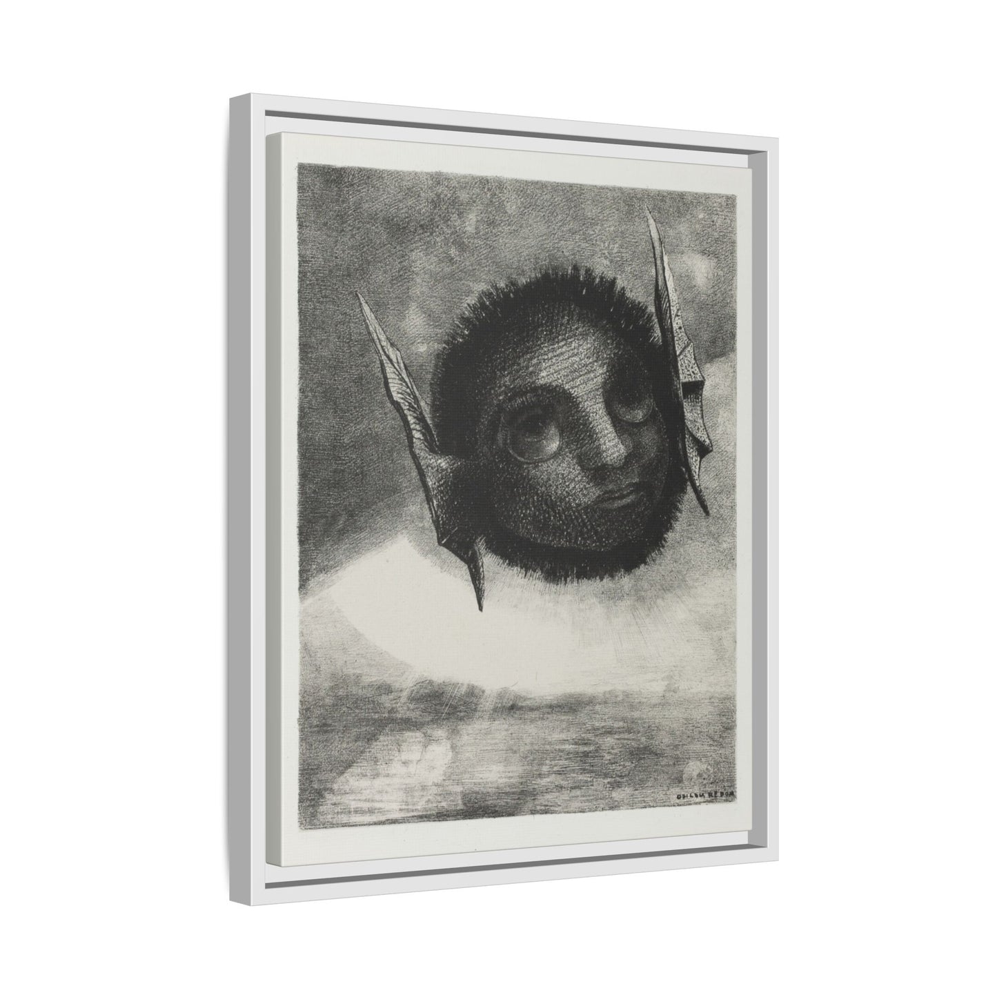 Gnome: Plate Six from In Dreams – Odilon Redon, Paris. Matte. Framed print.
