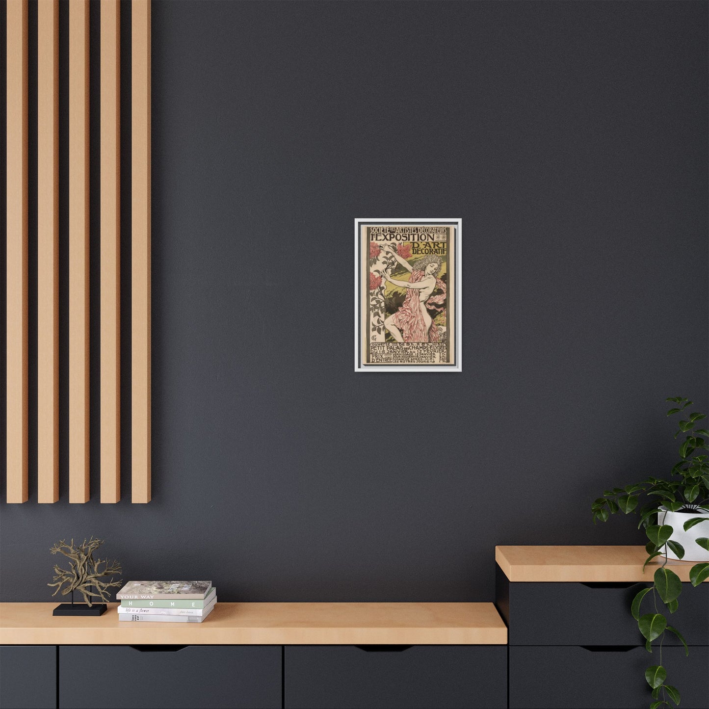 1re Exposition d’Art Décoratif Poster (Société des Artistes Décorateurs, 1912). Matte. Framed Canvas.