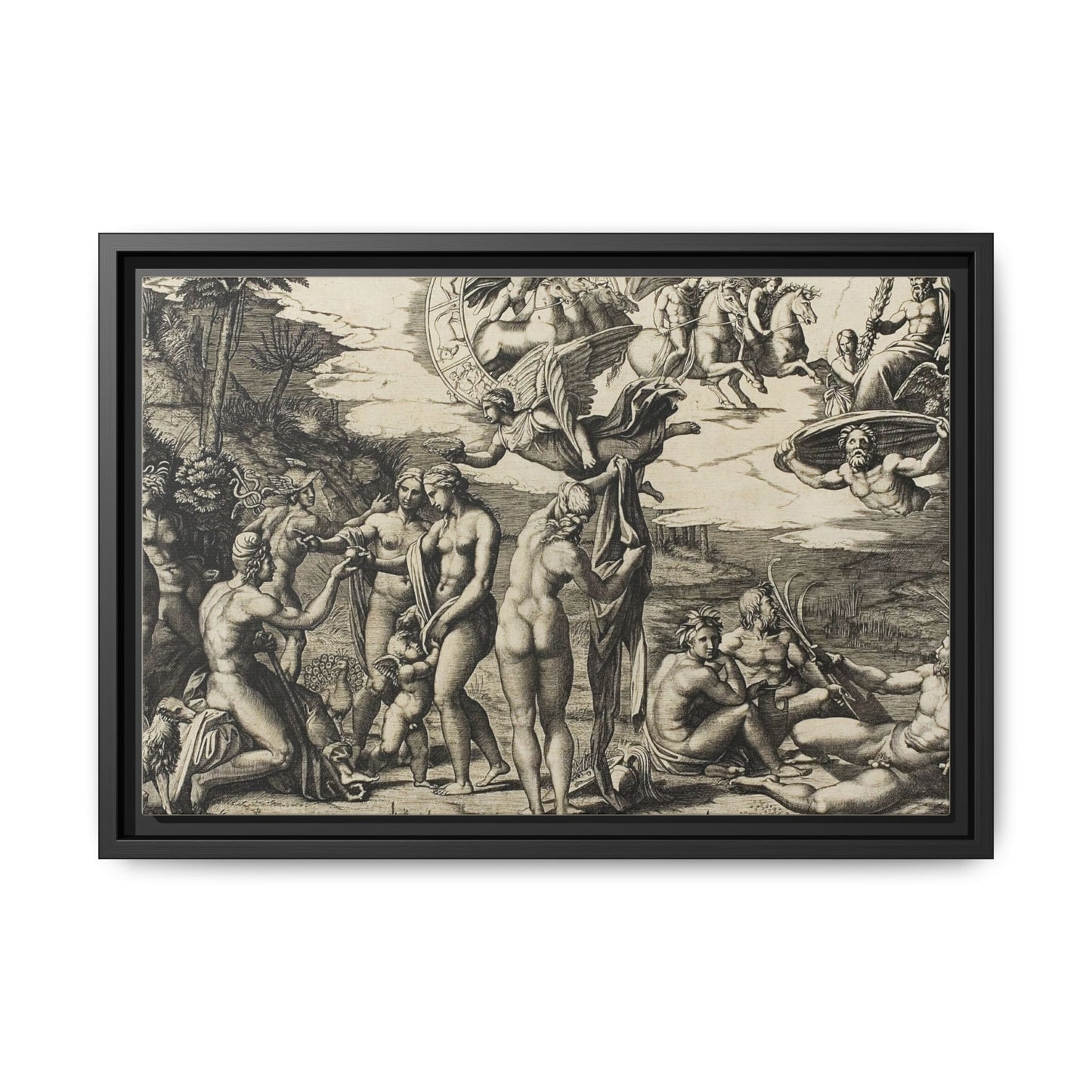 The Judgment of Paris (Marcantonio Raimondi after Raphael, c. 1517–1520)