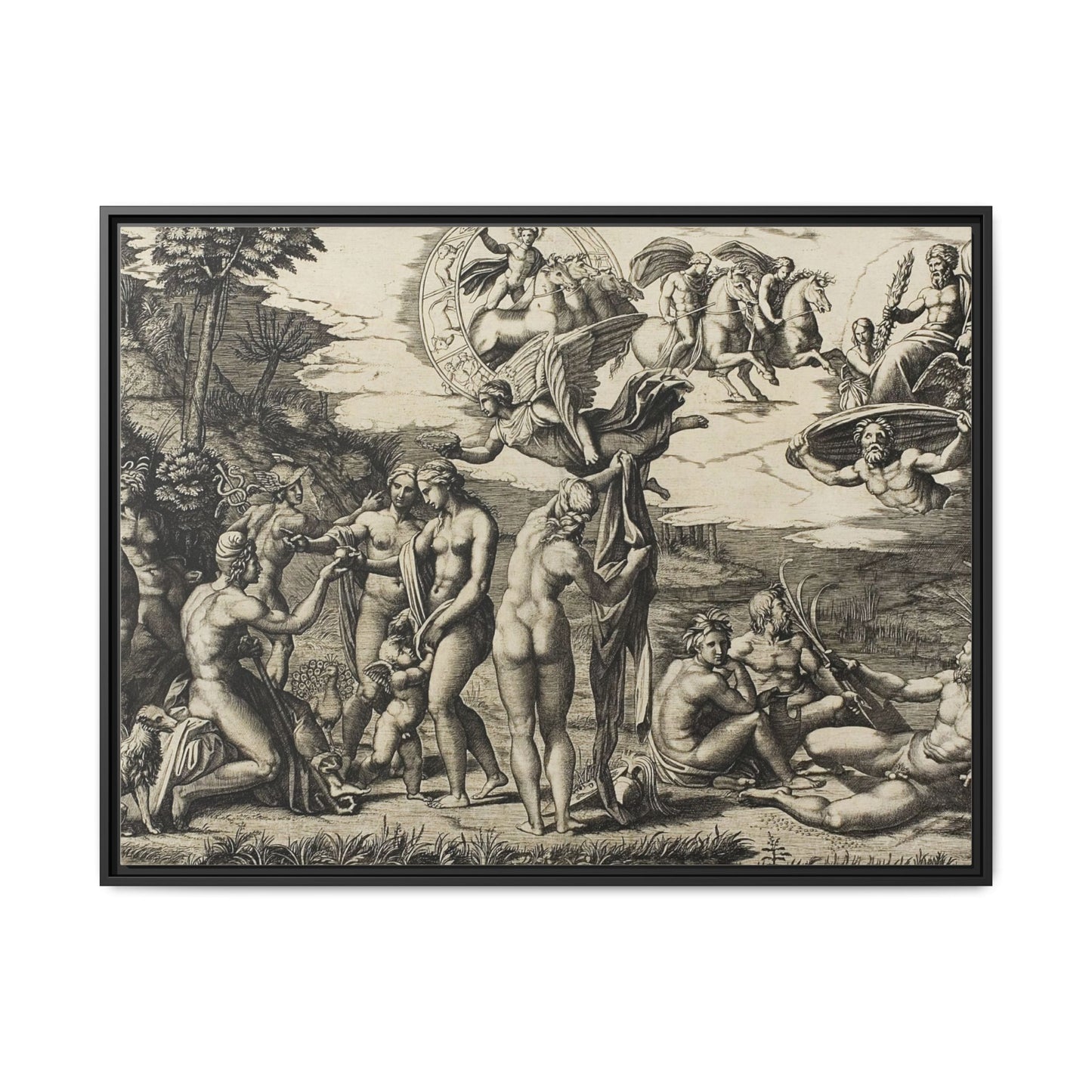 The Judgment of Paris (Marcantonio Raimondi after Raphael, c. 1517–1520)