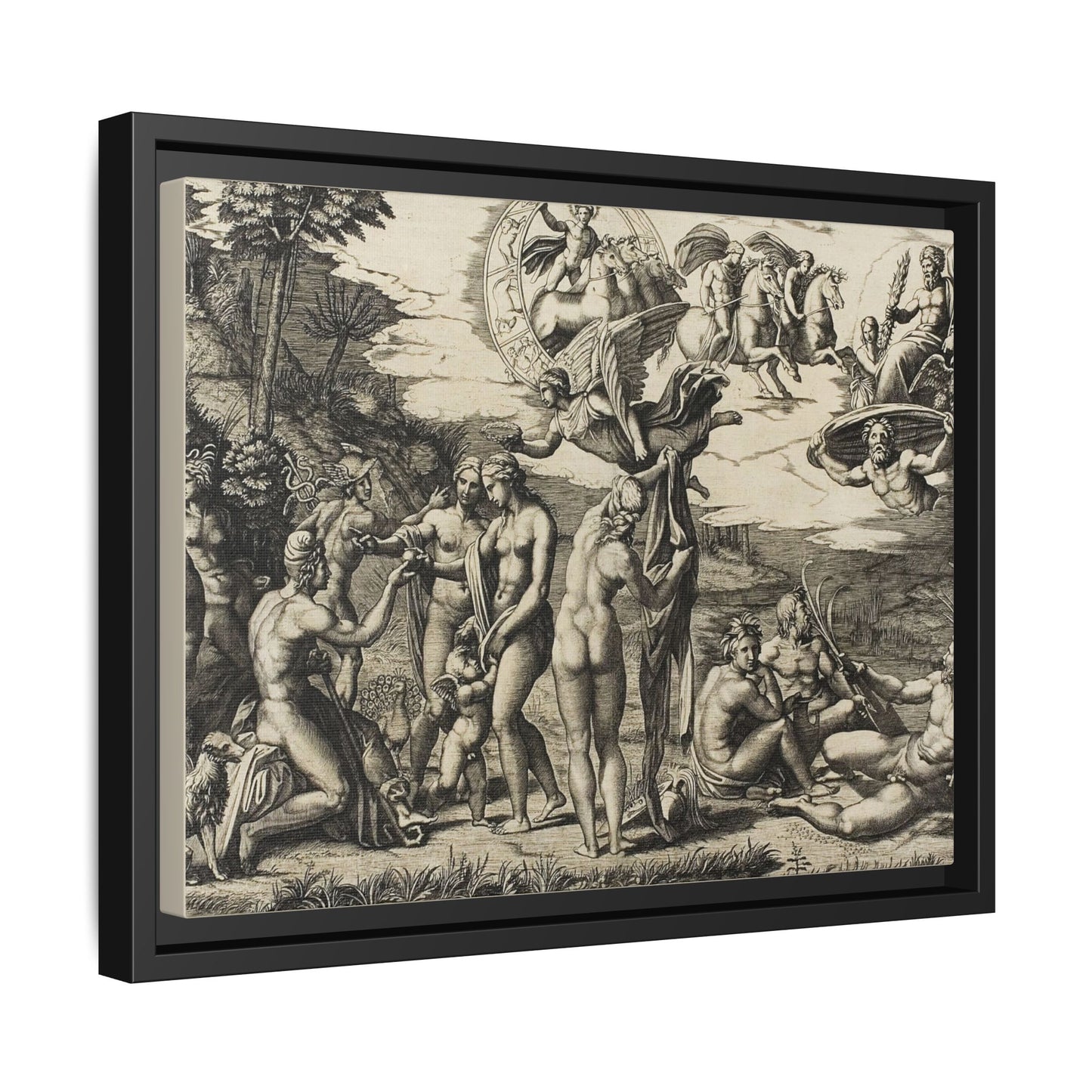 The Judgment of Paris (Marcantonio Raimondi after Raphael, c. 1517–1520)