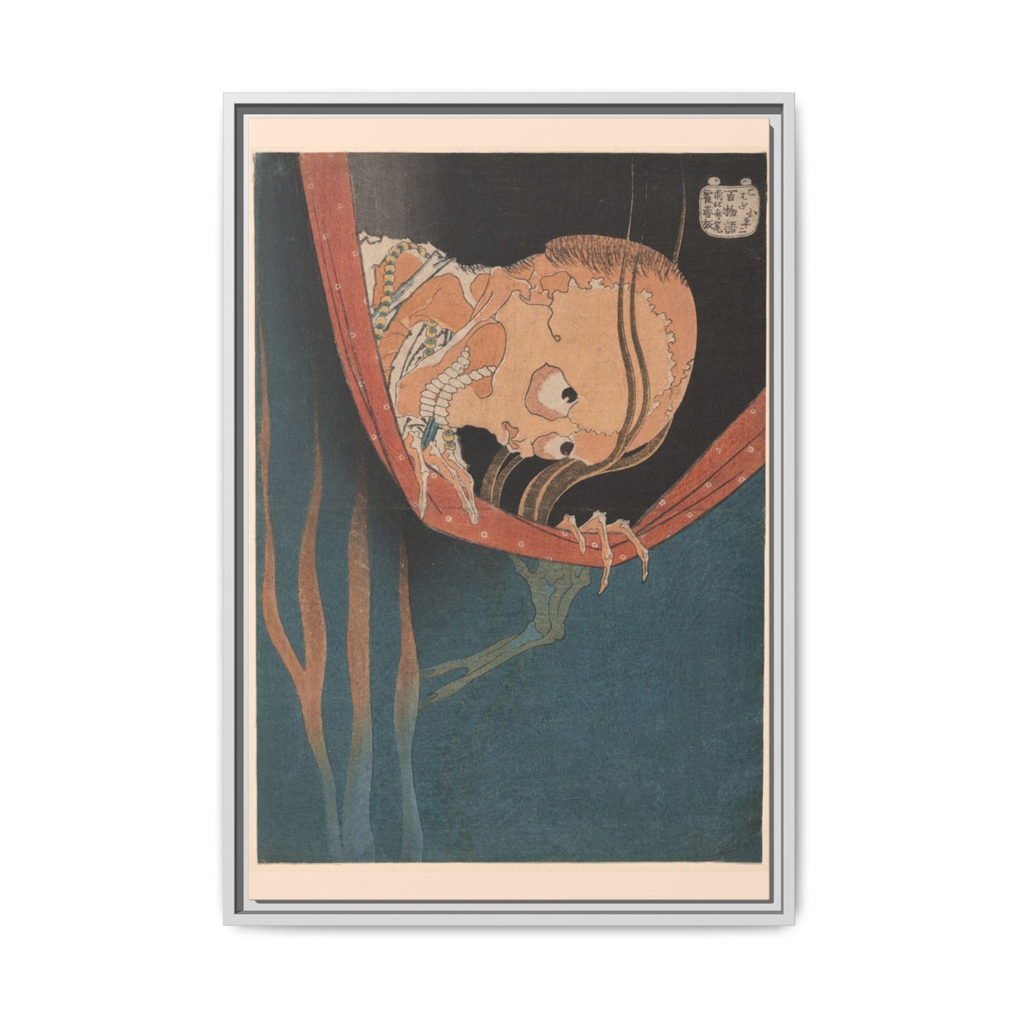 Kohada Koheiji – One Hundred Ghost Stories Series. Matte. Framed canvas.
