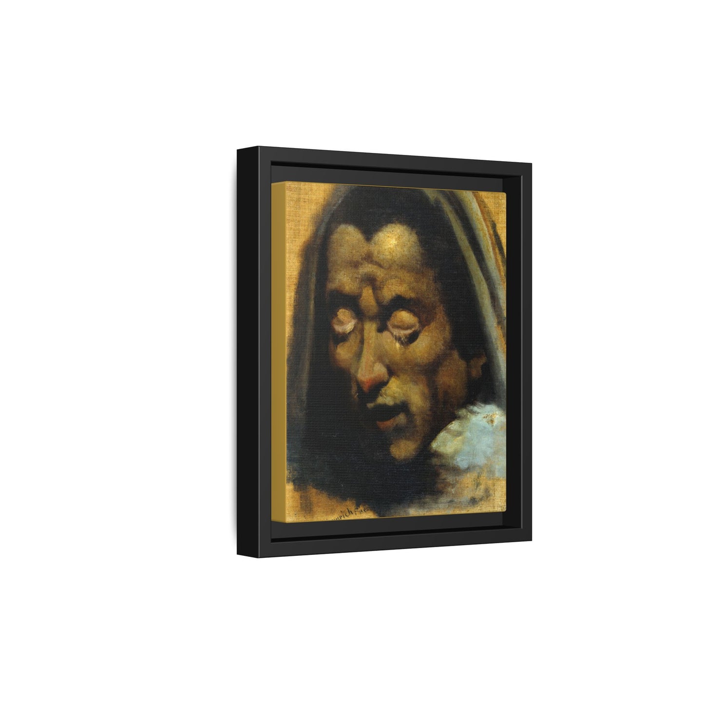 Two Heads of Damned Souls from Dante’s Inferno. 1802. Matte. Framed Canvas.