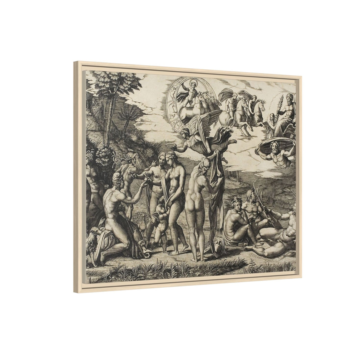 The Judgment of Paris (Marcantonio Raimondi after Raphael, c. 1517–1520)