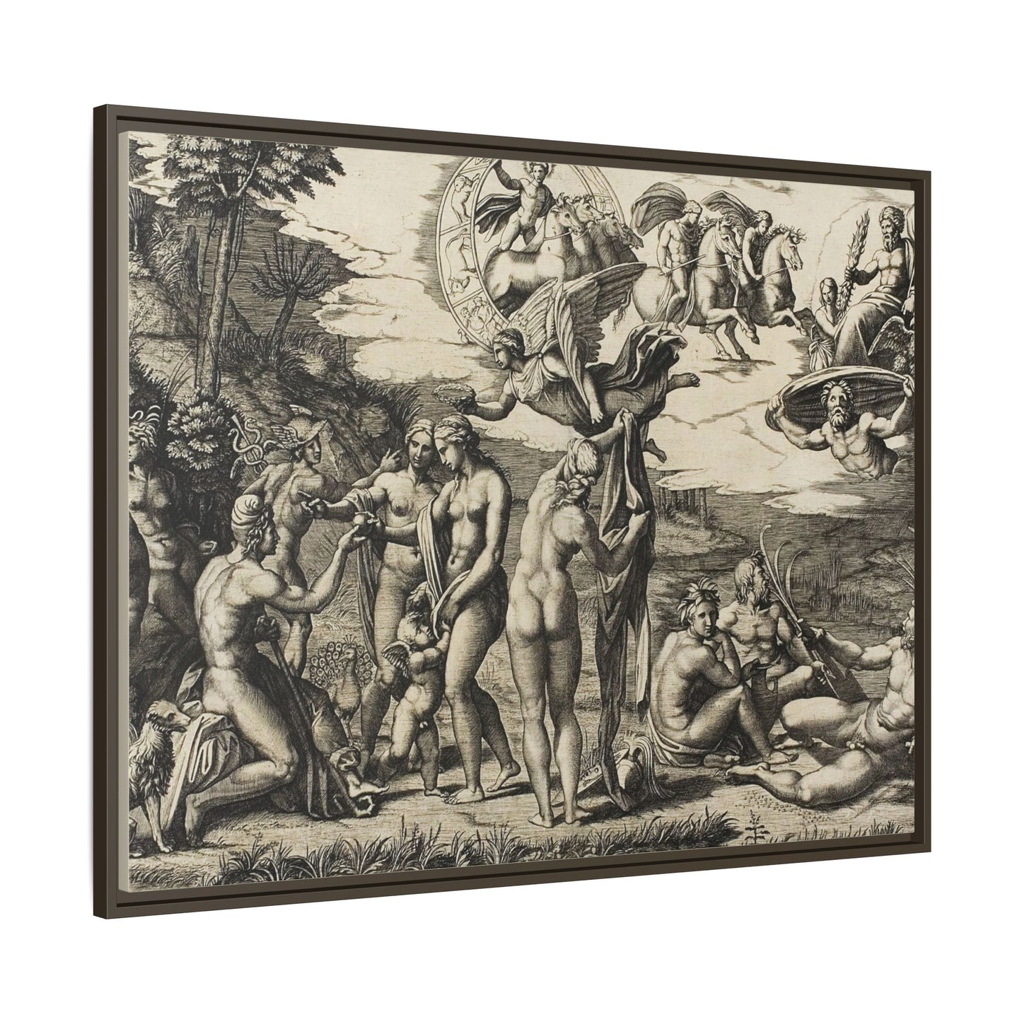 The Judgment of Paris (Marcantonio Raimondi after Raphael, c. 1517–1520)