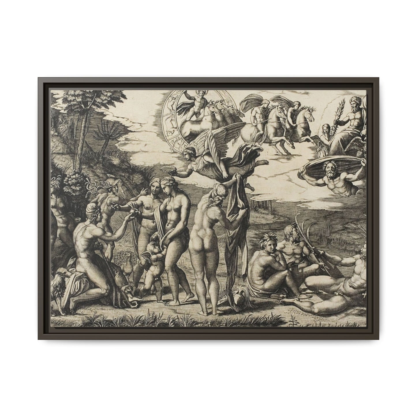 The Judgment of Paris (Marcantonio Raimondi after Raphael, c. 1517–1520)