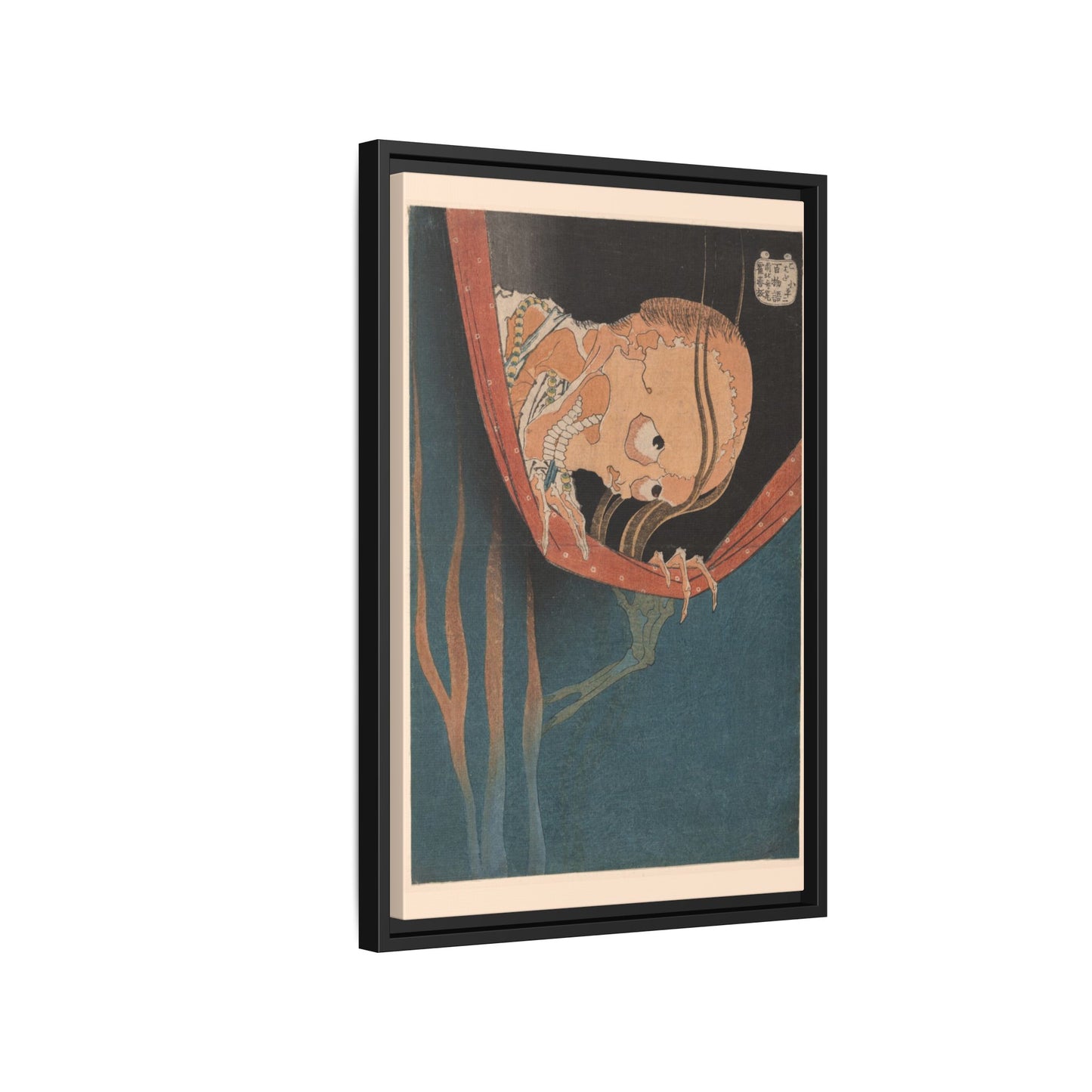 Kohada Koheiji – One Hundred Ghost Stories Series. Matte. Framed canvas.