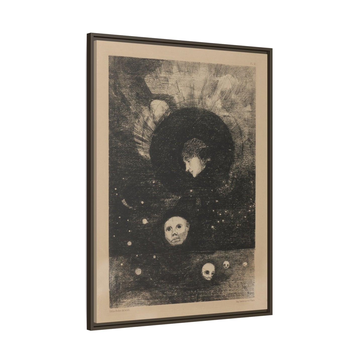 Germination: Plate Two from In Dreams – Odilon Redon, Paris. Matte.