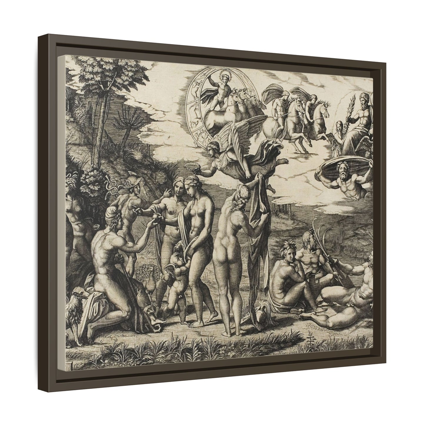 The Judgment of Paris (Marcantonio Raimondi after Raphael, c. 1517–1520)