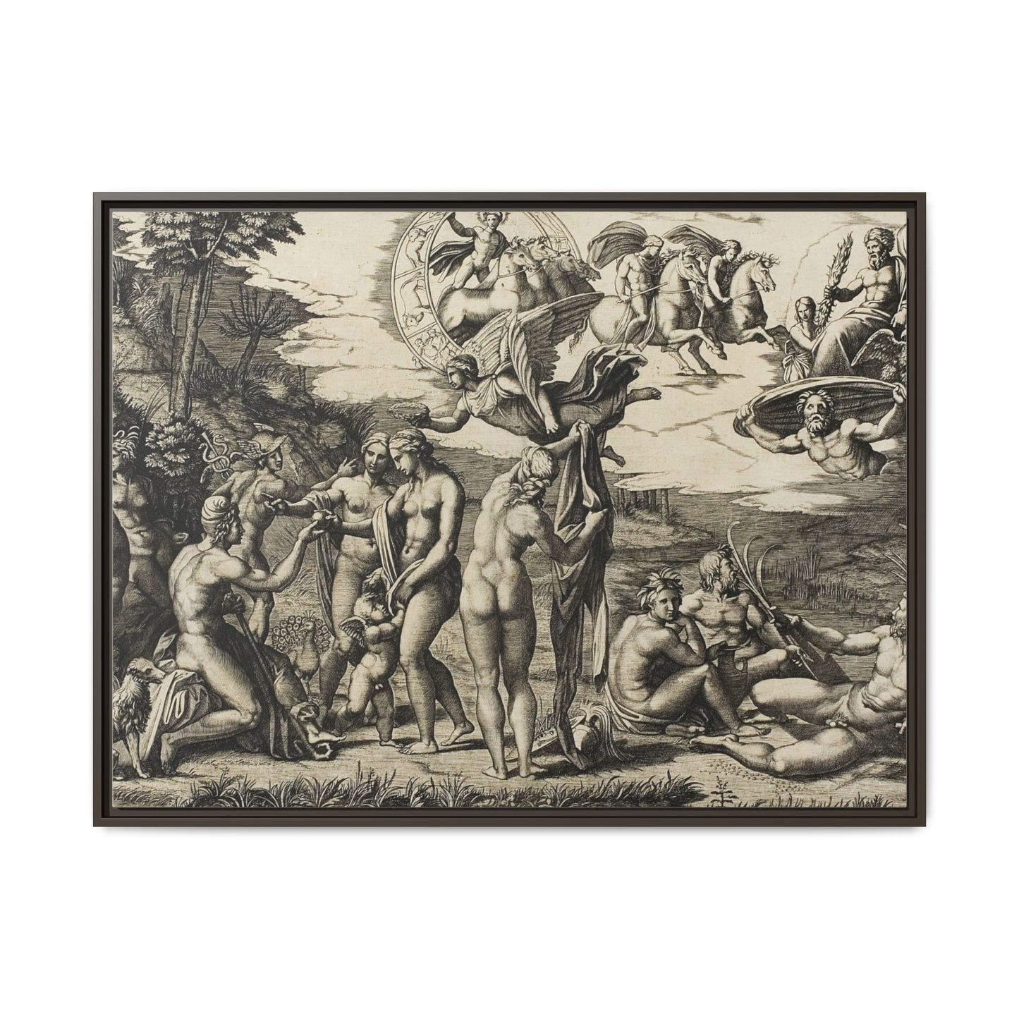 The Judgment of Paris (Marcantonio Raimondi after Raphael, c. 1517–1520)