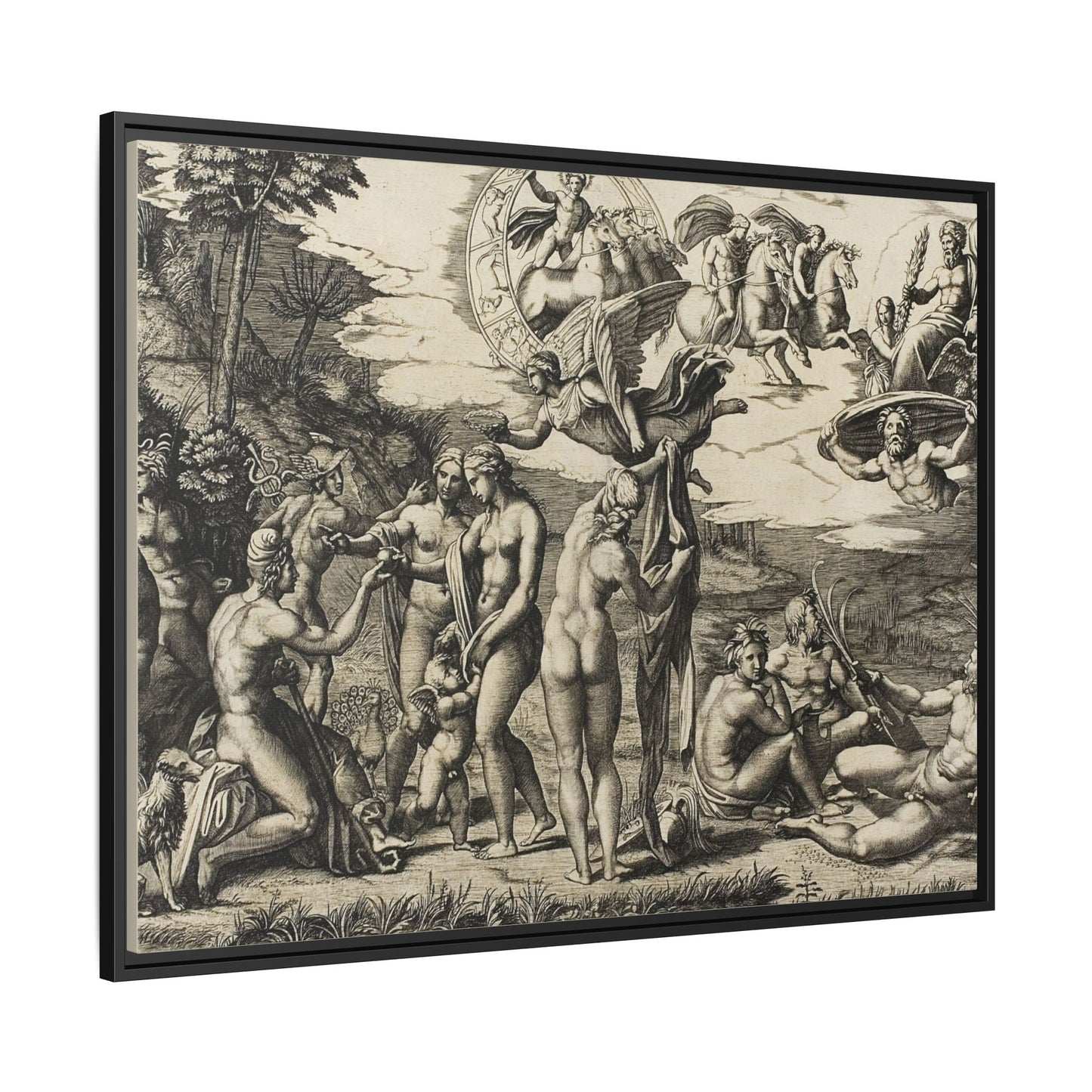 The Judgment of Paris (Marcantonio Raimondi after Raphael, c. 1517–1520)