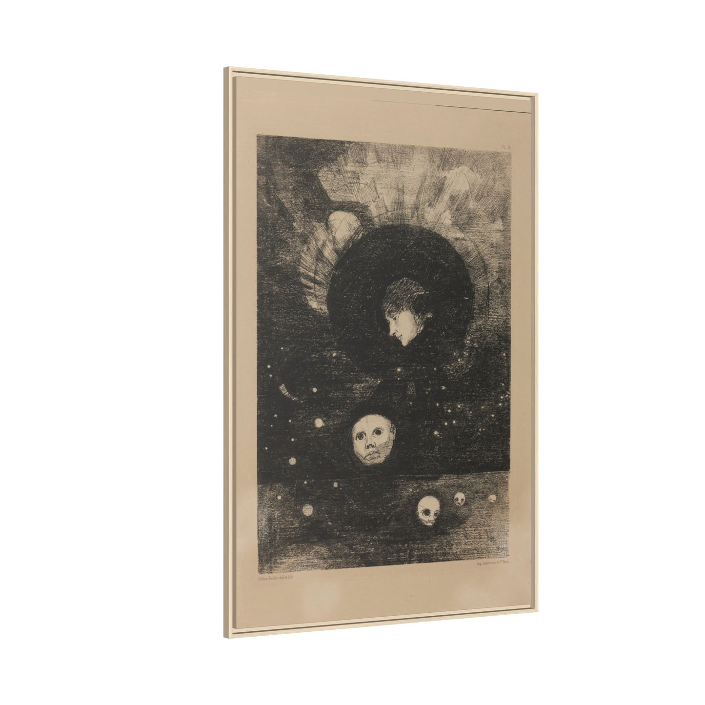 Germination: Plate Two from In Dreams – Odilon Redon, Paris. Matte.
