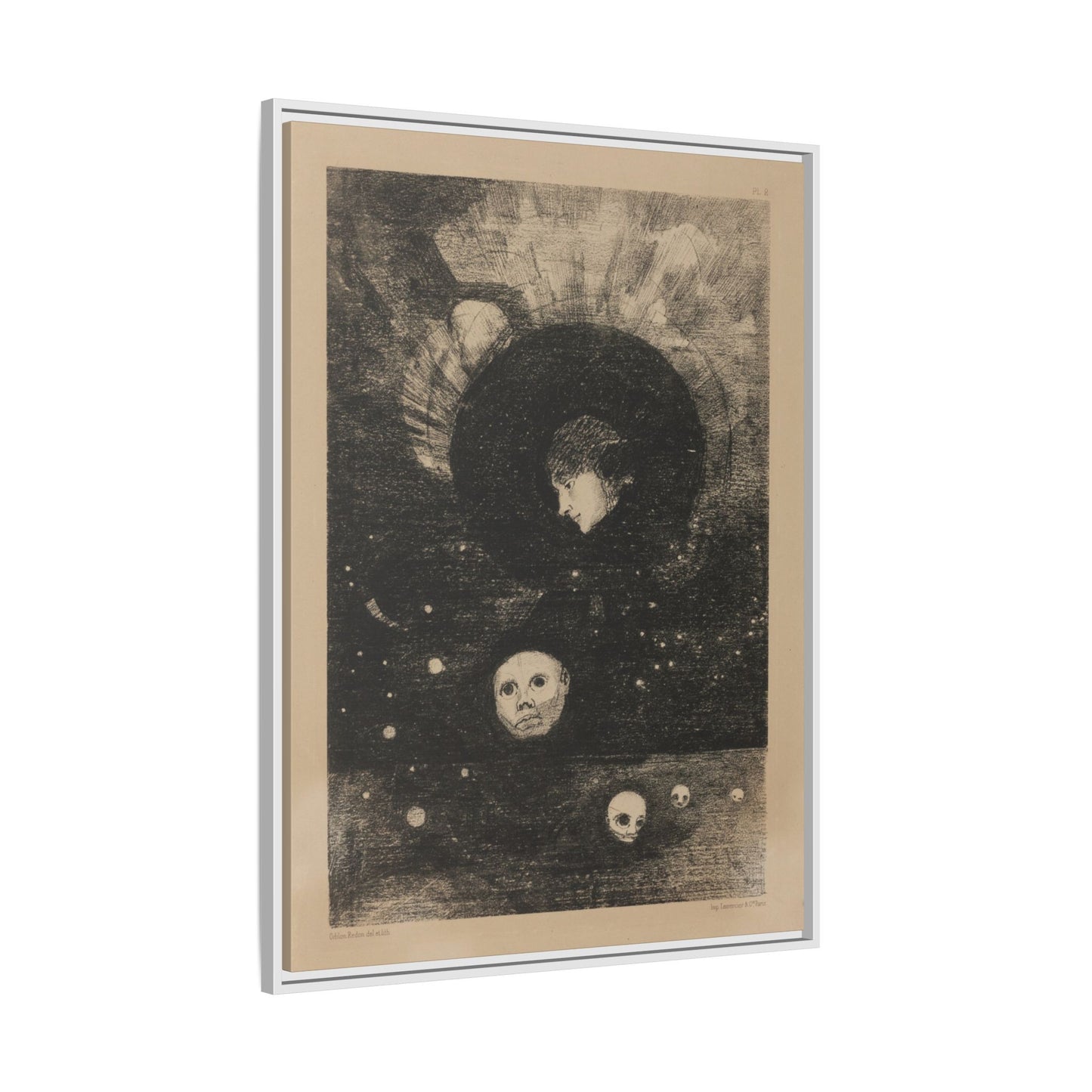Germination: Plate Two from In Dreams – Odilon Redon, Paris. Matte.