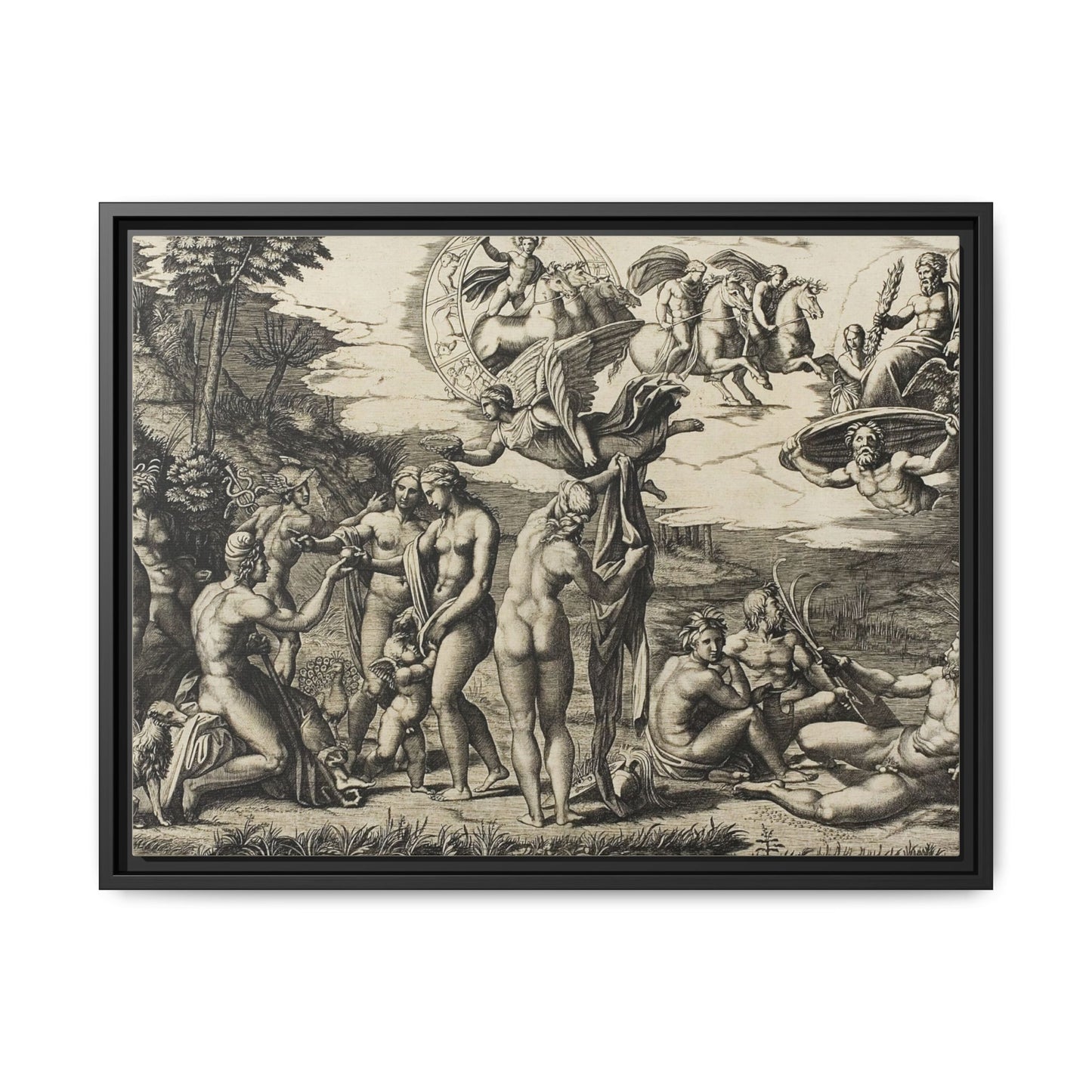 The Judgment of Paris (Marcantonio Raimondi after Raphael, c. 1517–1520)