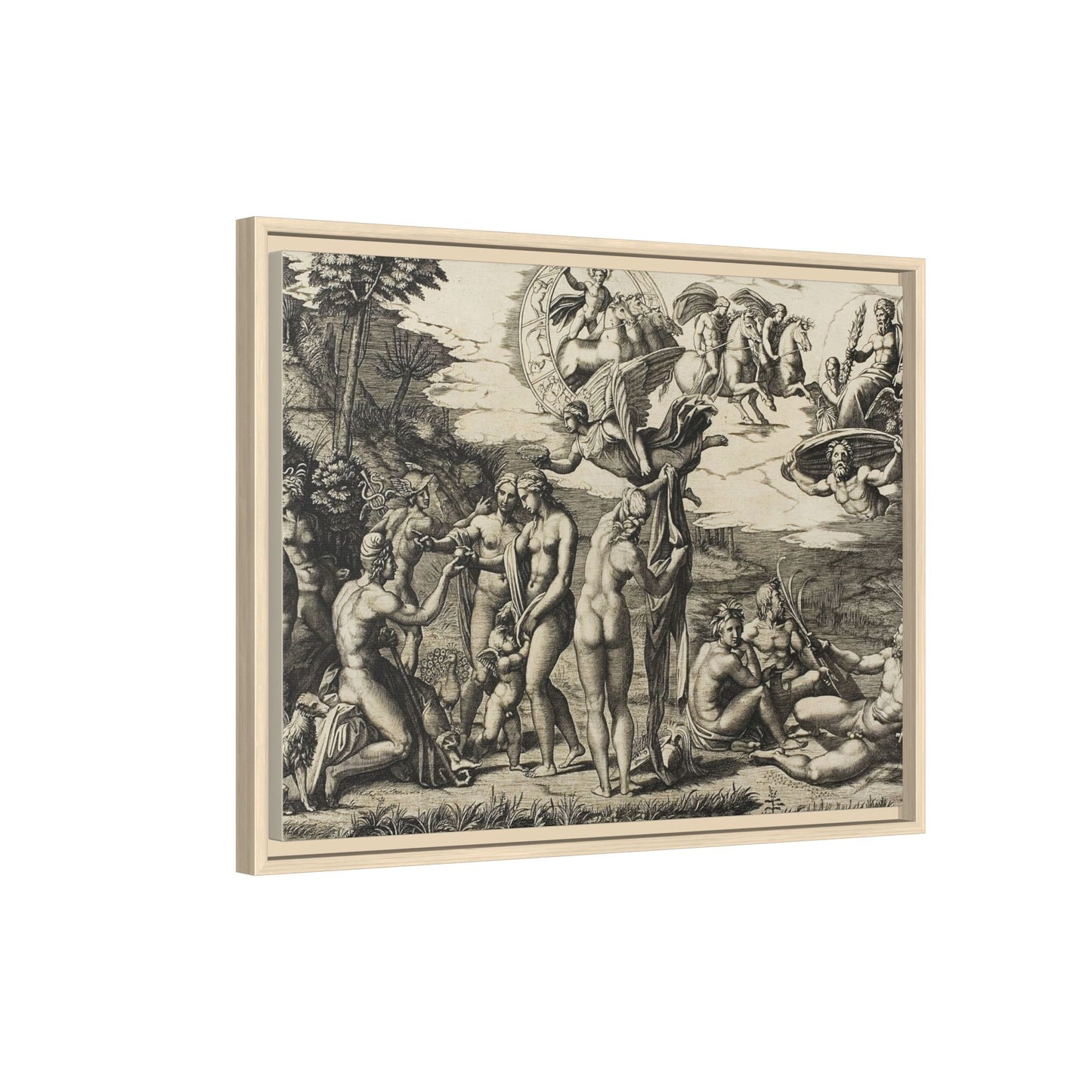 The Judgment of Paris (Marcantonio Raimondi after Raphael, c. 1517–1520)