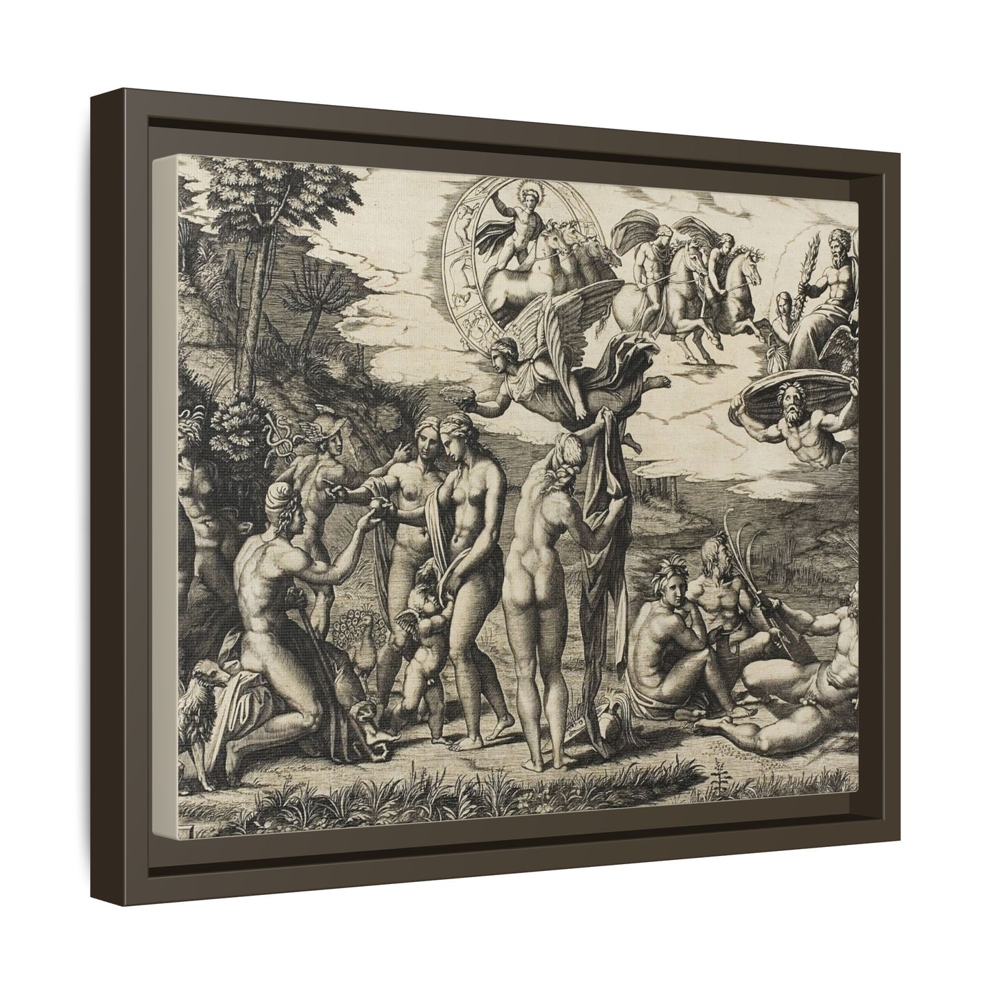 The Judgment of Paris (Marcantonio Raimondi after Raphael, c. 1517–1520)