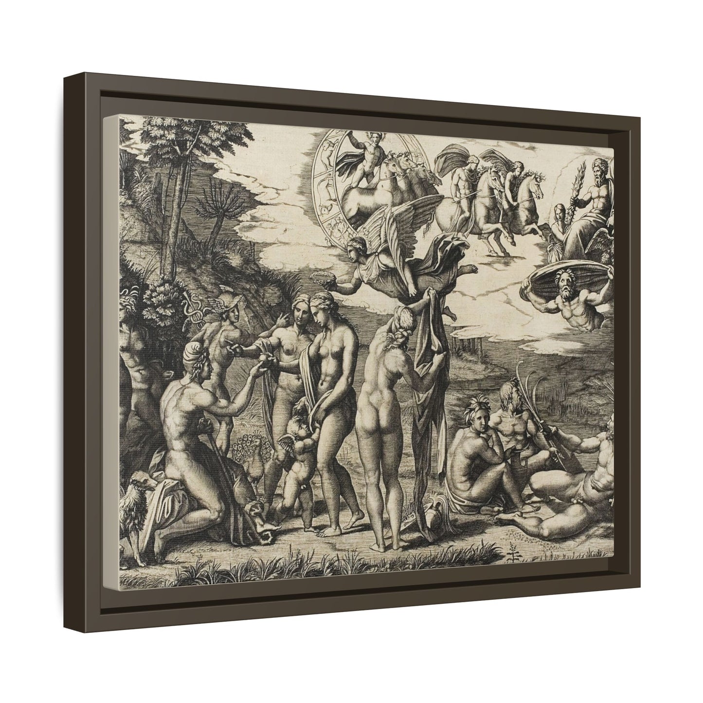 The Judgment of Paris (Marcantonio Raimondi after Raphael, c. 1517–1520)