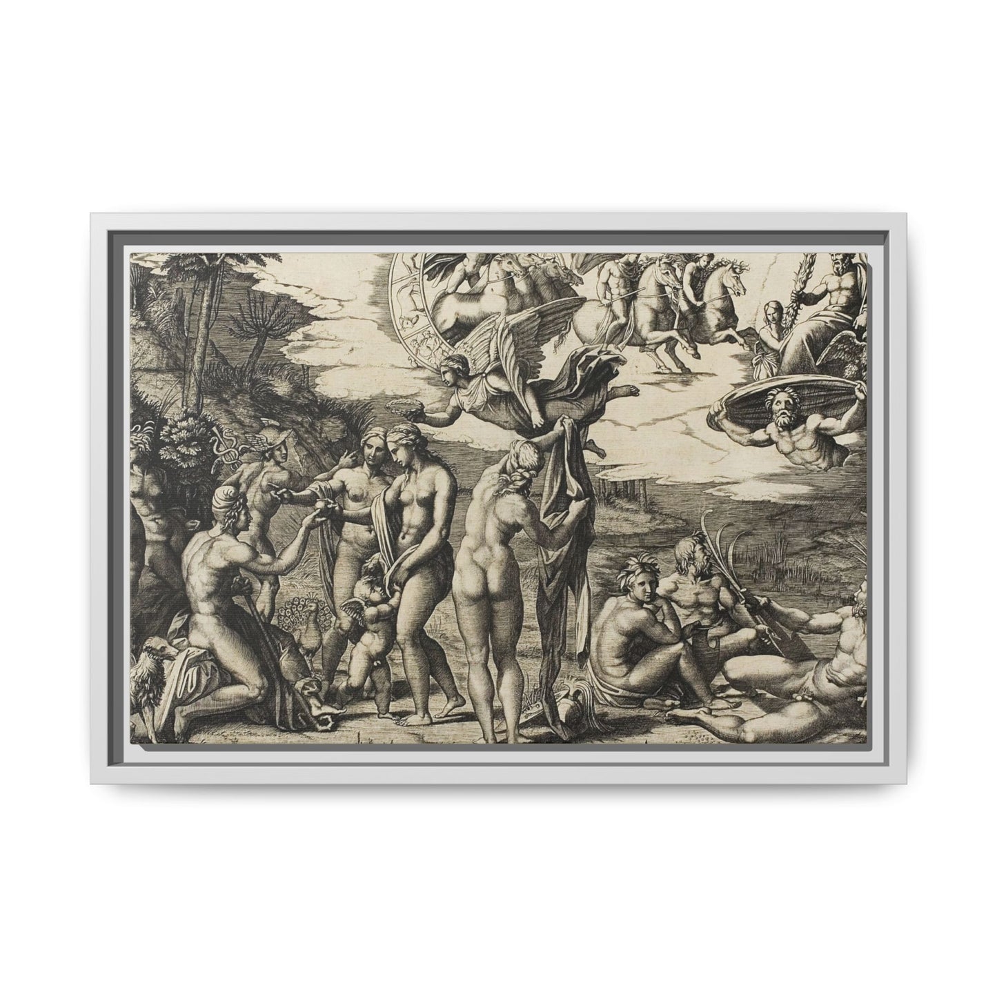 The Judgment of Paris (Marcantonio Raimondi after Raphael, c. 1517–1520)