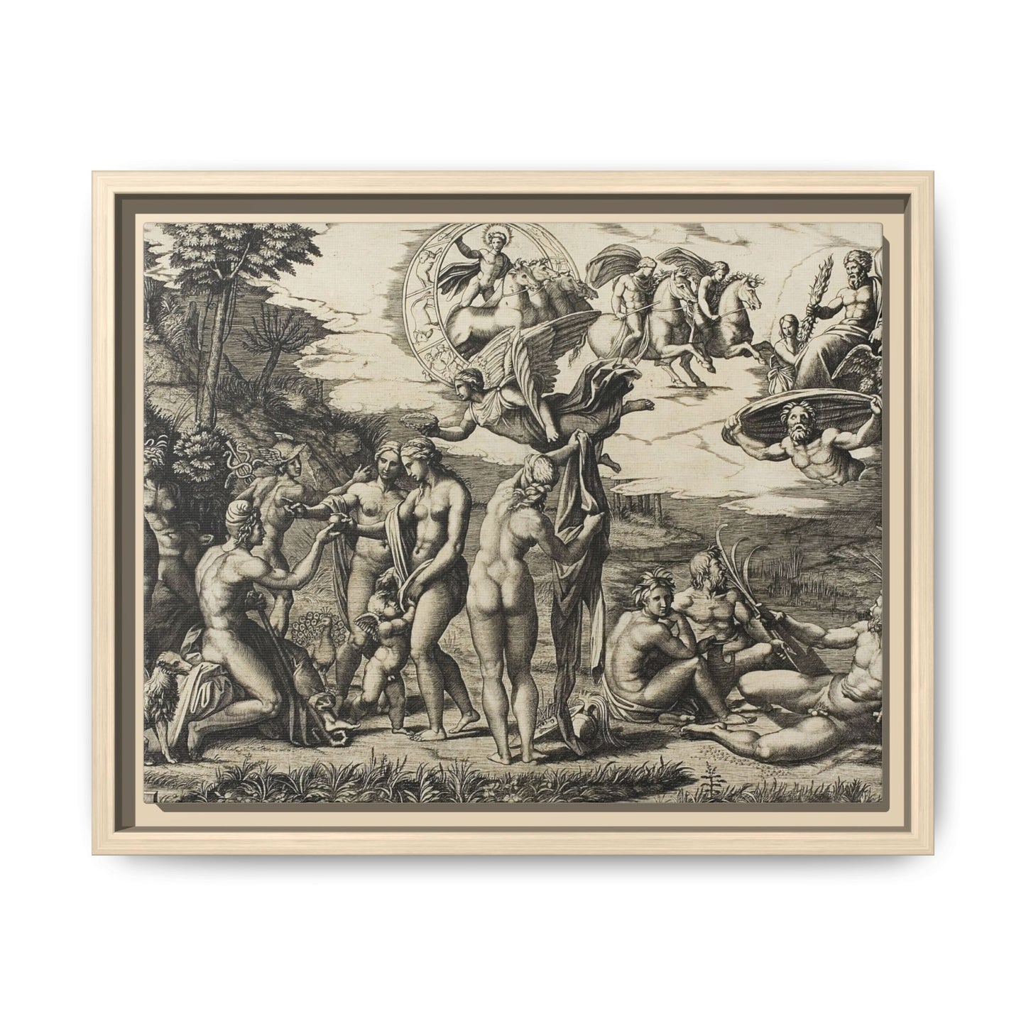 The Judgment of Paris (Marcantonio Raimondi after Raphael, c. 1517–1520)