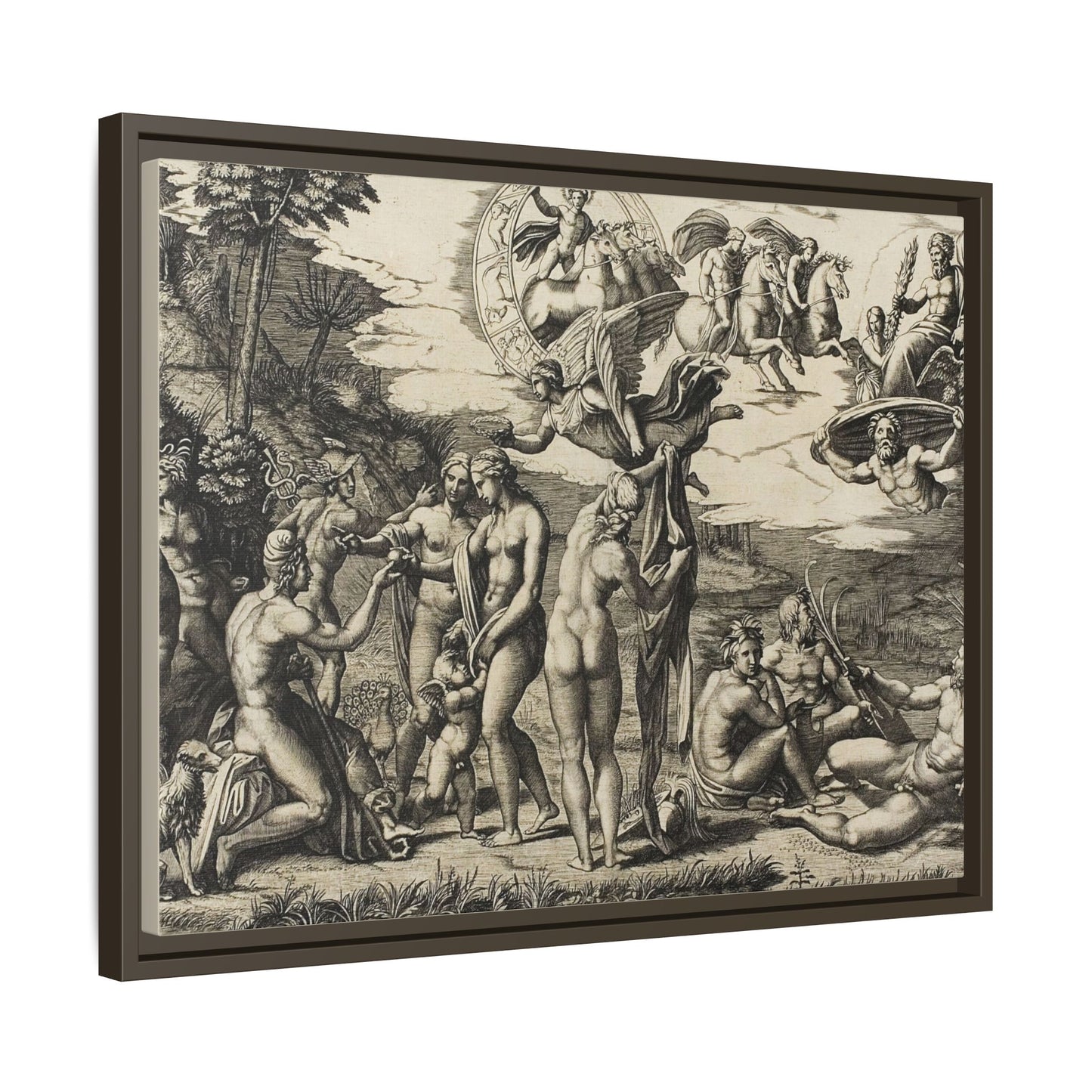 The Judgment of Paris (Marcantonio Raimondi after Raphael, c. 1517–1520)