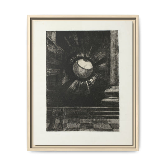 Vision Plate Eight from In Dreams – Odilon Redon, Paris. Matte. Framed canvas.