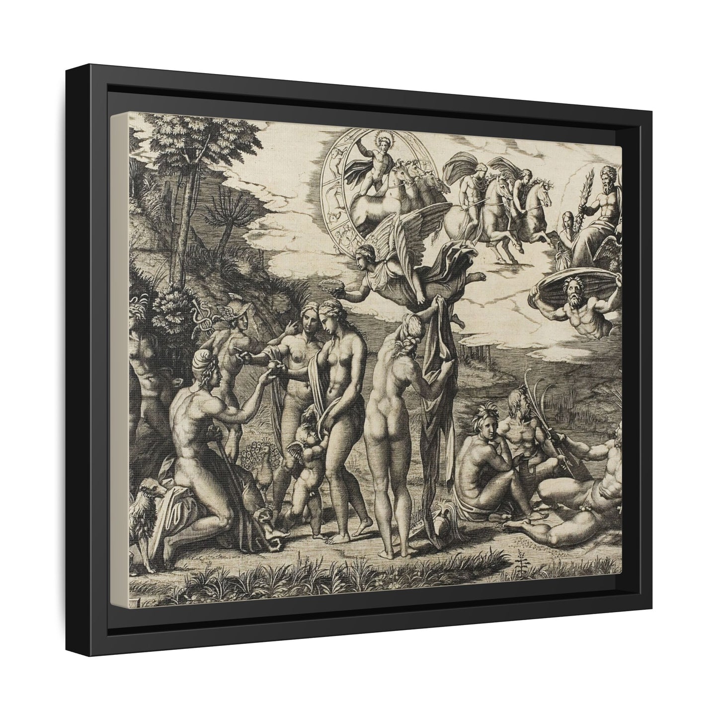 The Judgment of Paris (Marcantonio Raimondi after Raphael, c. 1517–1520)