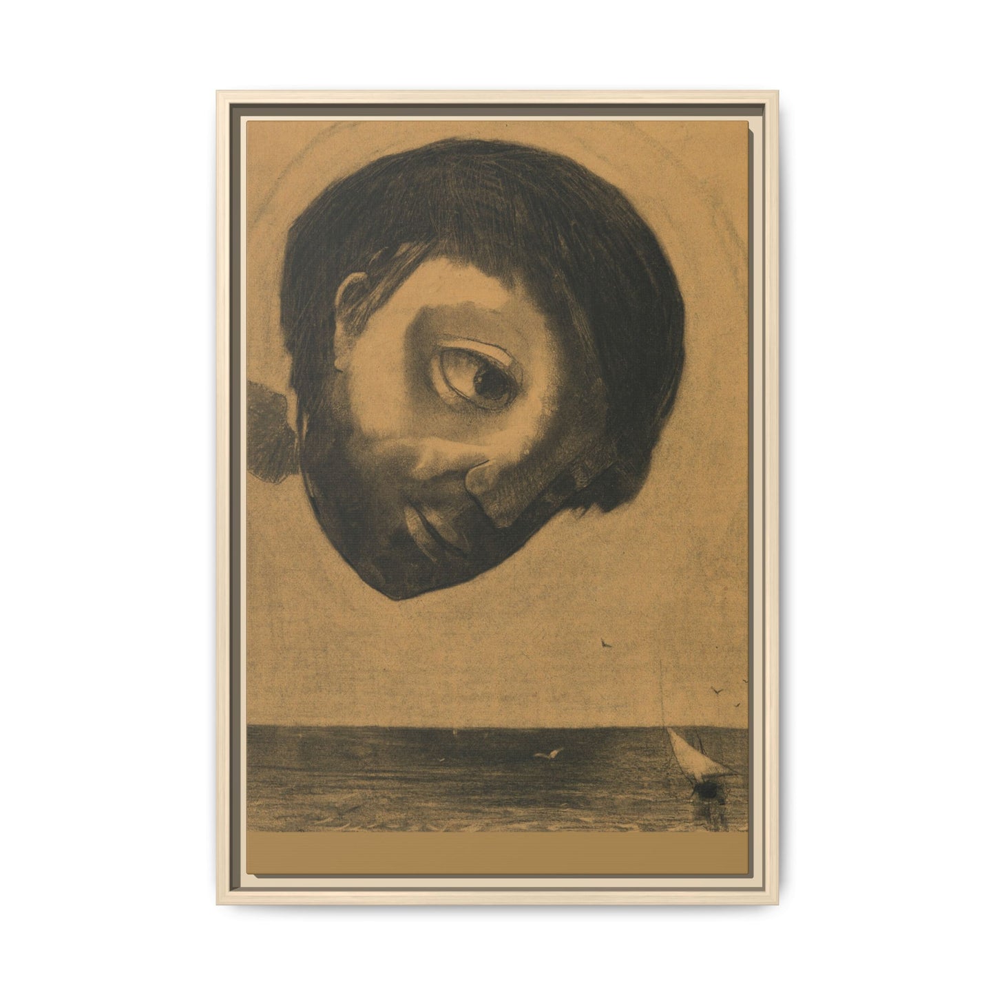 Guardian Spirit of the Waters – Odilon Redon, Paris. Matte.