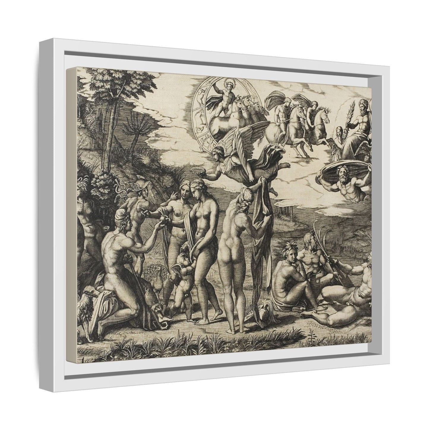 The Judgment of Paris (Marcantonio Raimondi after Raphael, c. 1517–1520)