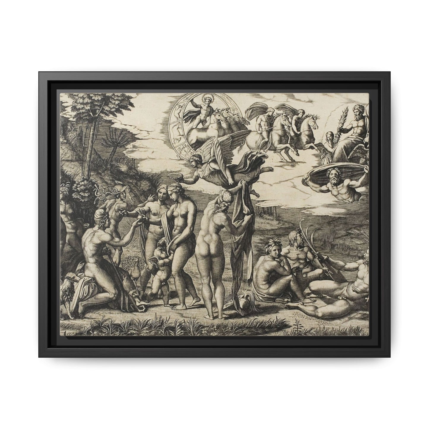 The Judgment of Paris (Marcantonio Raimondi after Raphael, c. 1517–1520)