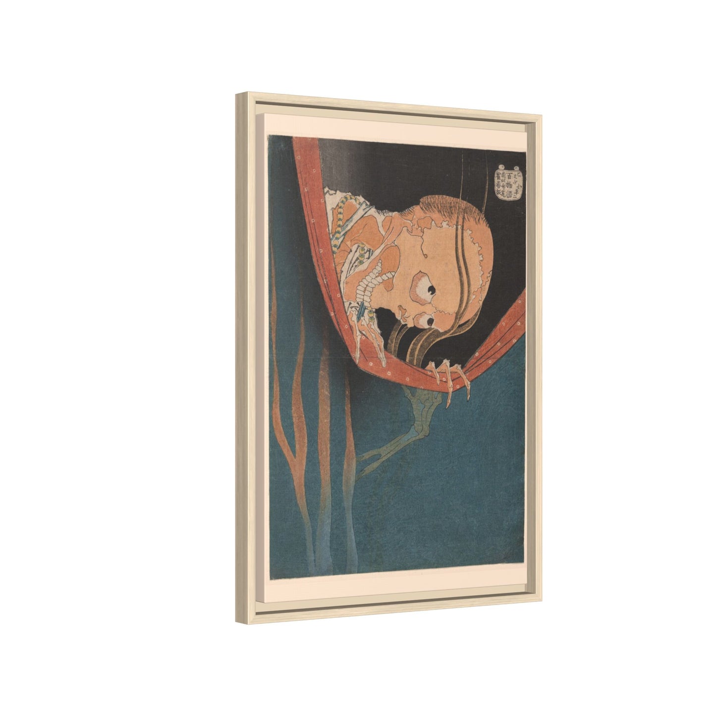 Kohada Koheiji – One Hundred Ghost Stories Series. Matte. Framed canvas.