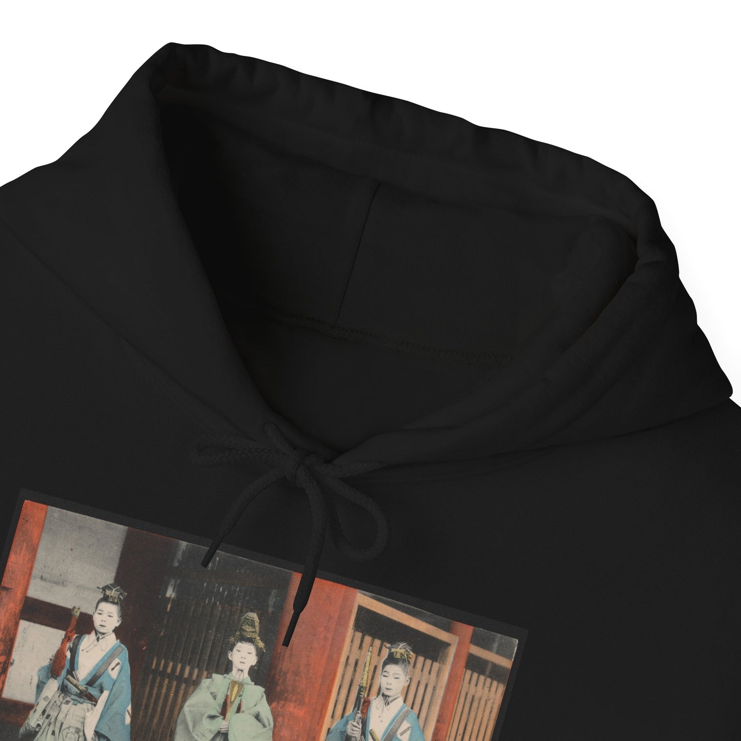 Authentic Gion Matsuri Chigo Vintage Postcard Print | Early 1900s Kyoto Shinto Ritual | Print Hoodie