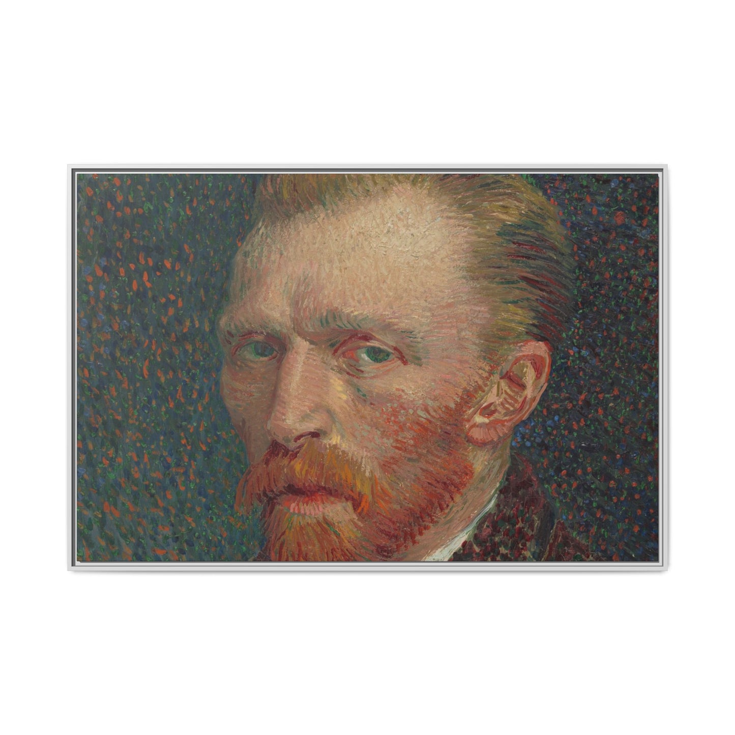 Self-Portrait – Vincent Van Gogh. Matte. Horizontal. Framed canvas.