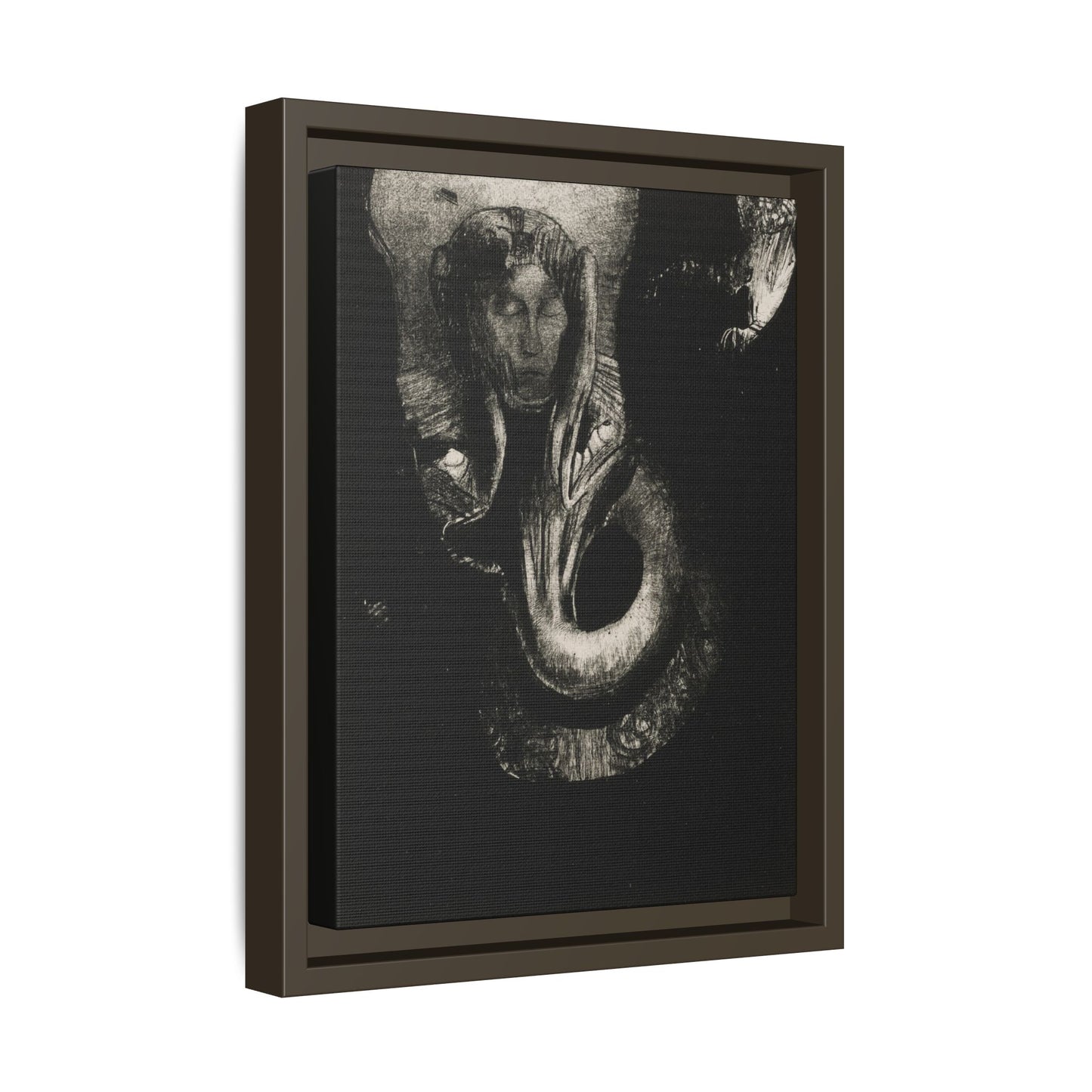Oannes: First Consciousness in Chaos – Odilon Redon, Paris. Matte. Framed canvas.