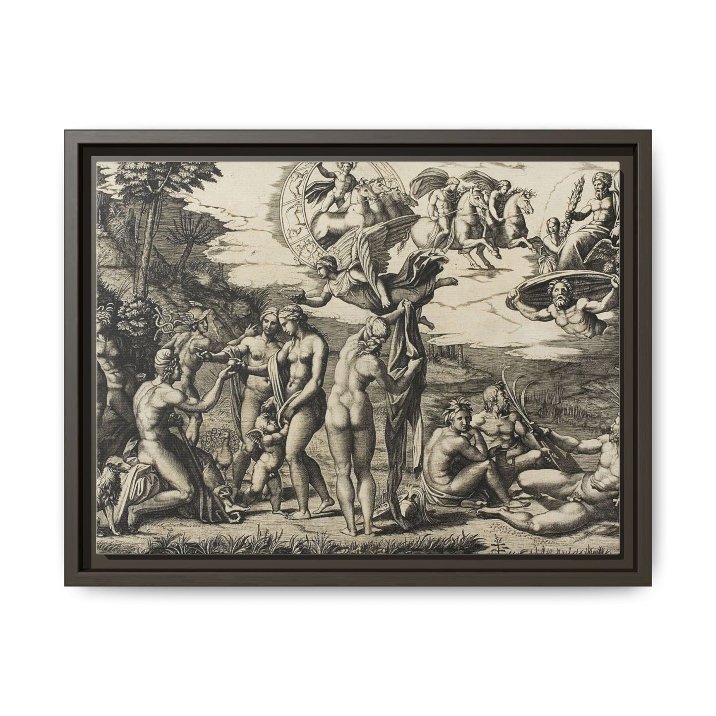 The Judgment of Paris (Marcantonio Raimondi after Raphael, c. 1517–1520)
