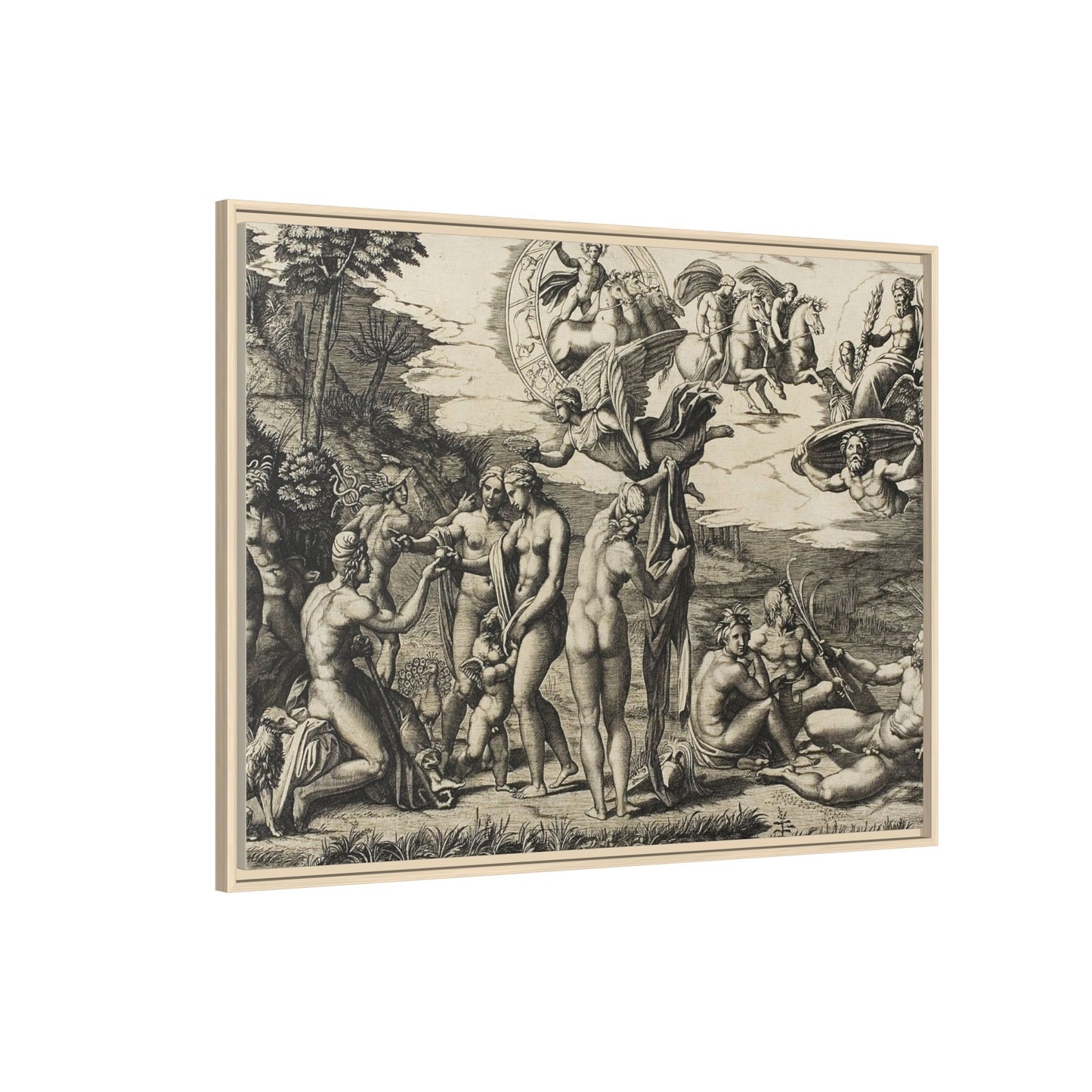 The Judgment of Paris (Marcantonio Raimondi after Raphael, c. 1517–1520)