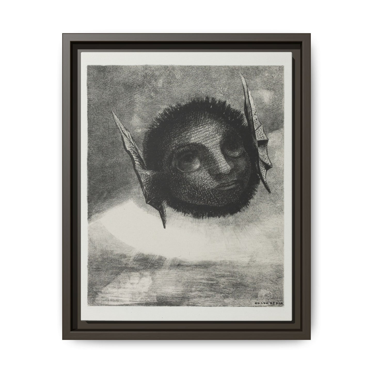 Gnome: Plate Six from In Dreams – Odilon Redon, Paris. Matte. Framed print.
