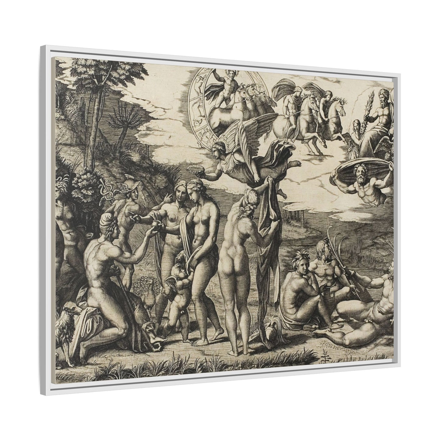 The Judgment of Paris (Marcantonio Raimondi after Raphael, c. 1517–1520)