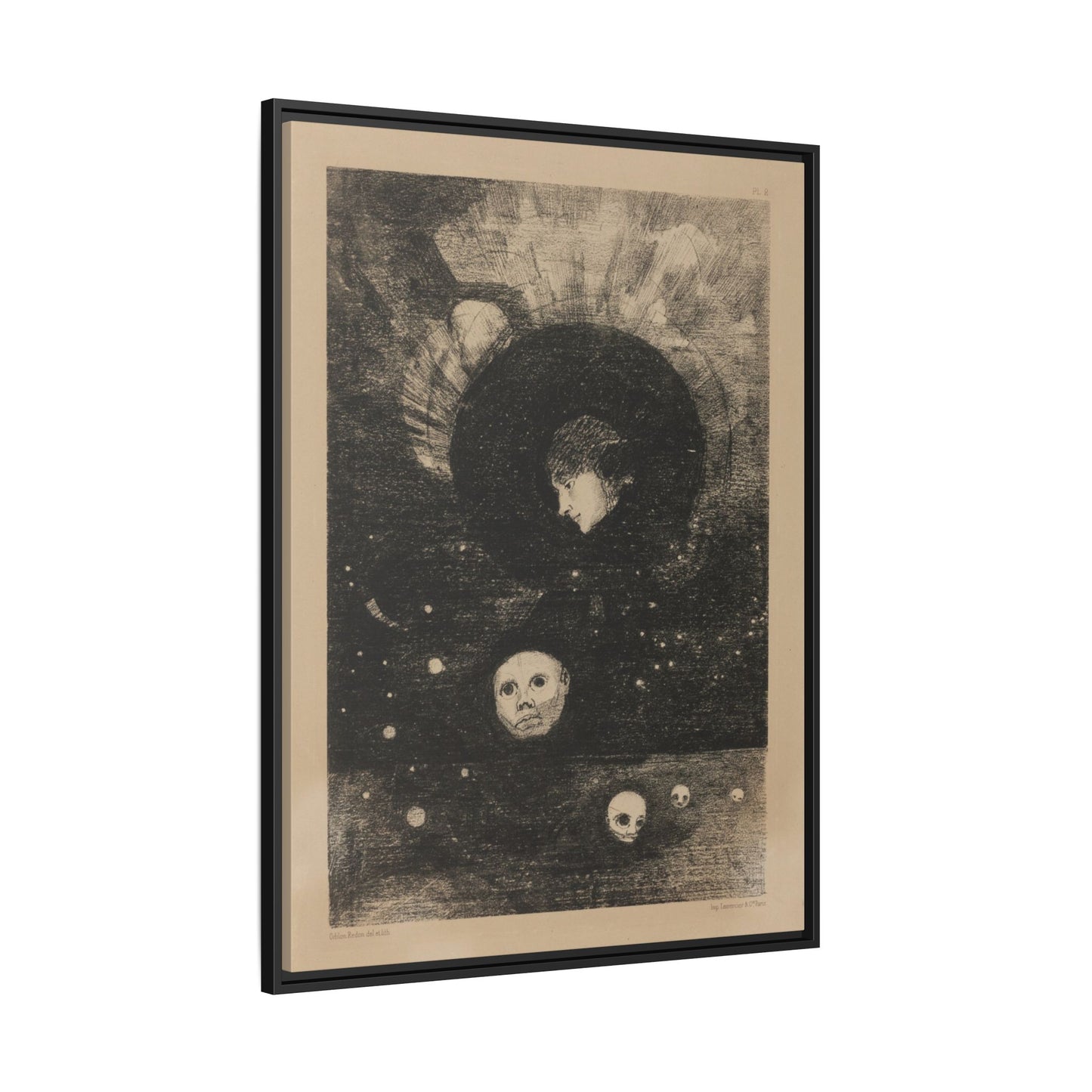 Germination: Plate Two from In Dreams – Odilon Redon, Paris. Matte.
