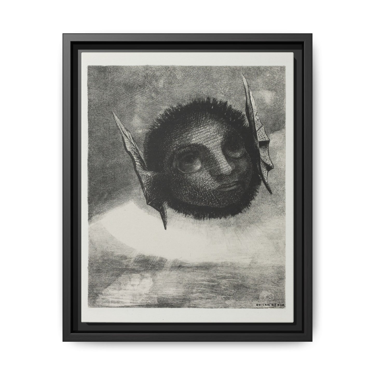 Gnome: Plate Six from In Dreams – Odilon Redon, Paris. Matte. Framed print.